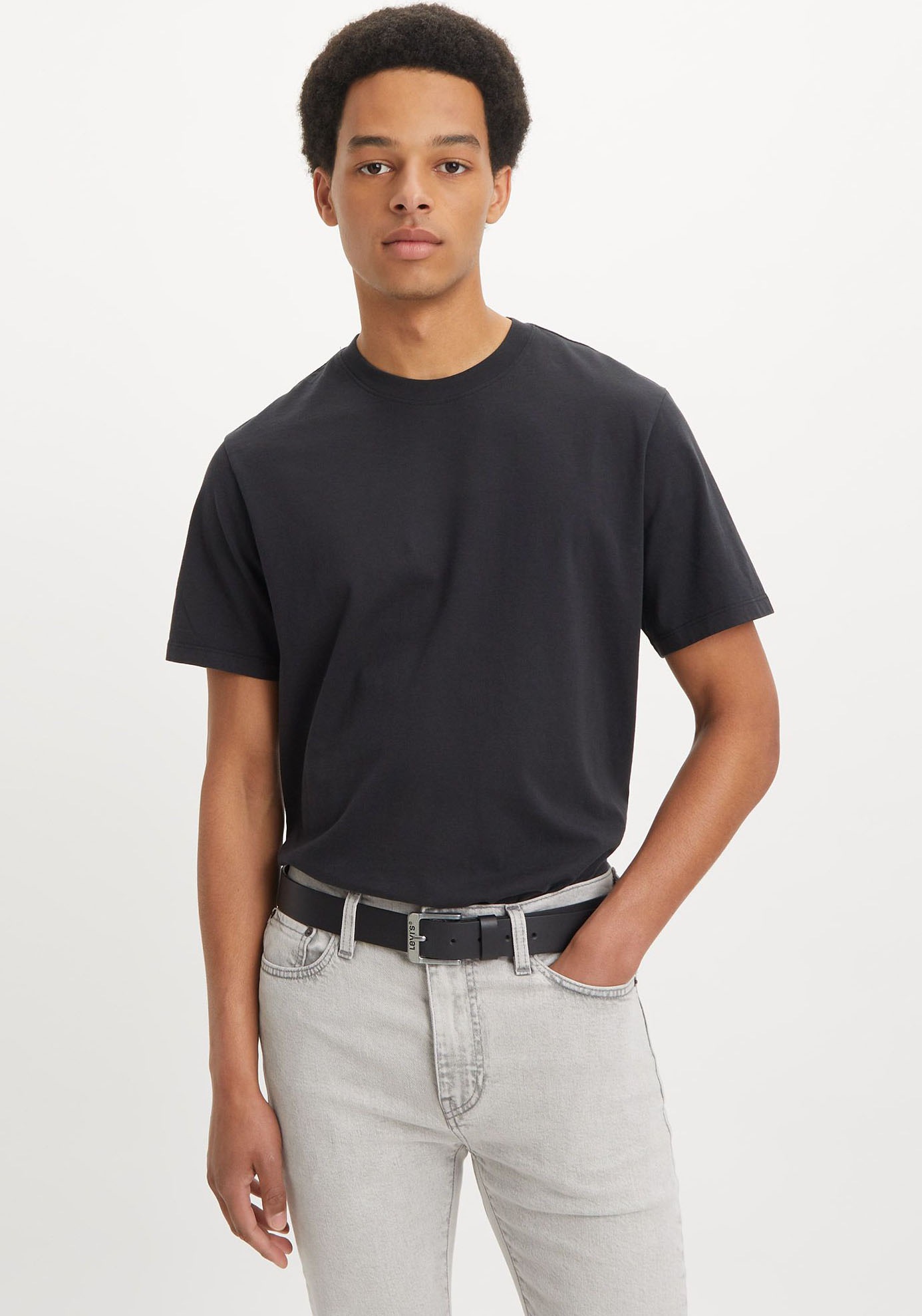 Levis Accessories Ceinture Free Regular Black 100 cm Homme 4