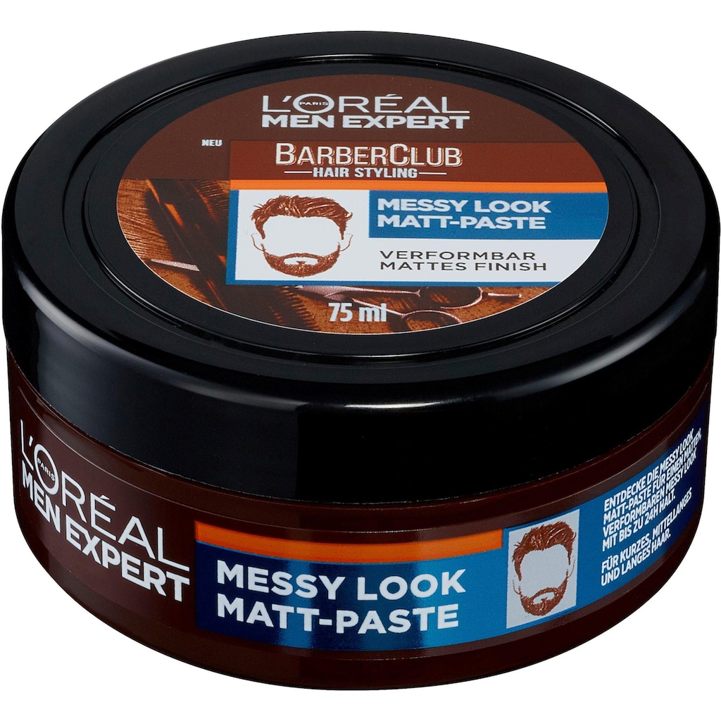 L'ORÉAL PARIS MEN EXPERT Haarpomade »Barber Club Messy Look Matt Paste«