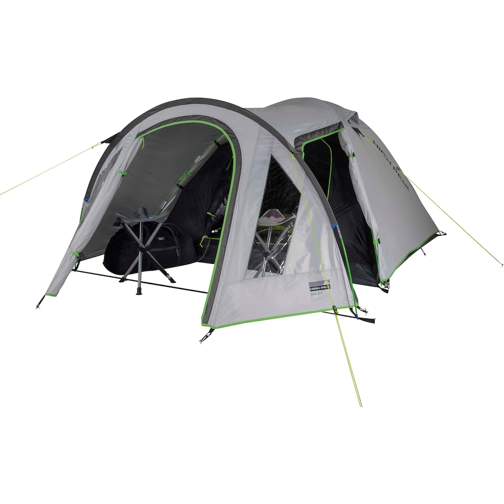 High Peak Kuppelzelt »Zelt Kira 3.0«, 3 Personen, (mit Transporttasche)