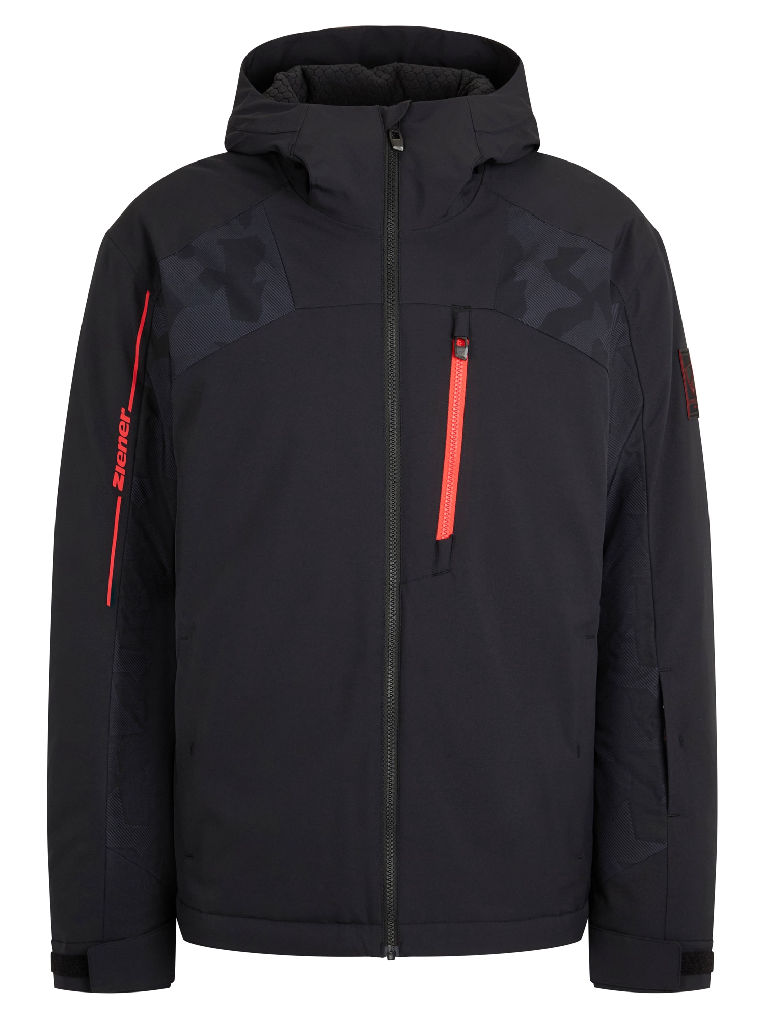 Ziener Skijacke "TAPTI-Z AQUASHIELD HERREN" wasserdicht, winddicht, atmungsaktiv, elastisch, Kapuze