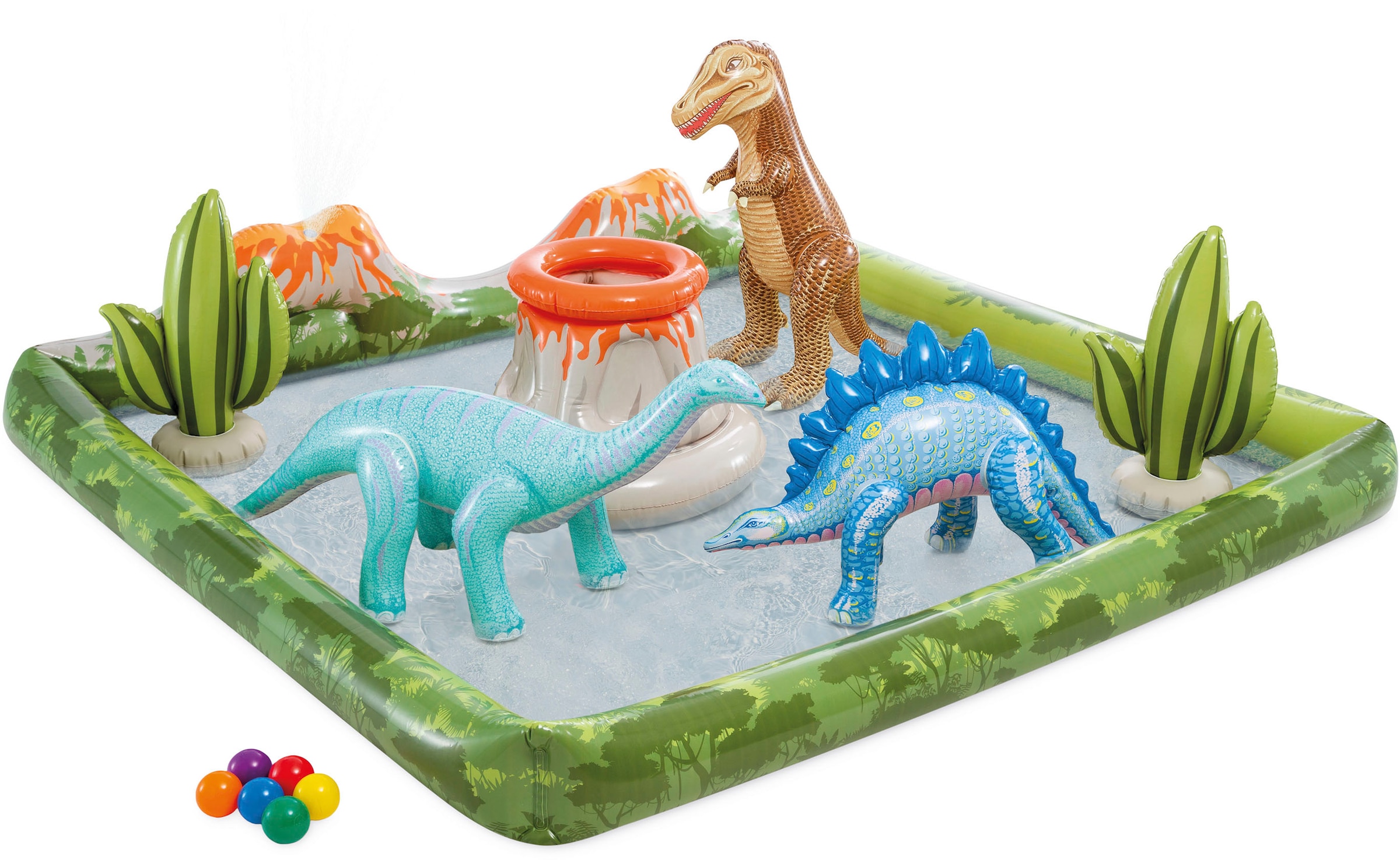 Intex Aufblasbares Spielhaus "JURASSIC ADVENTURE PLAY CENTER"