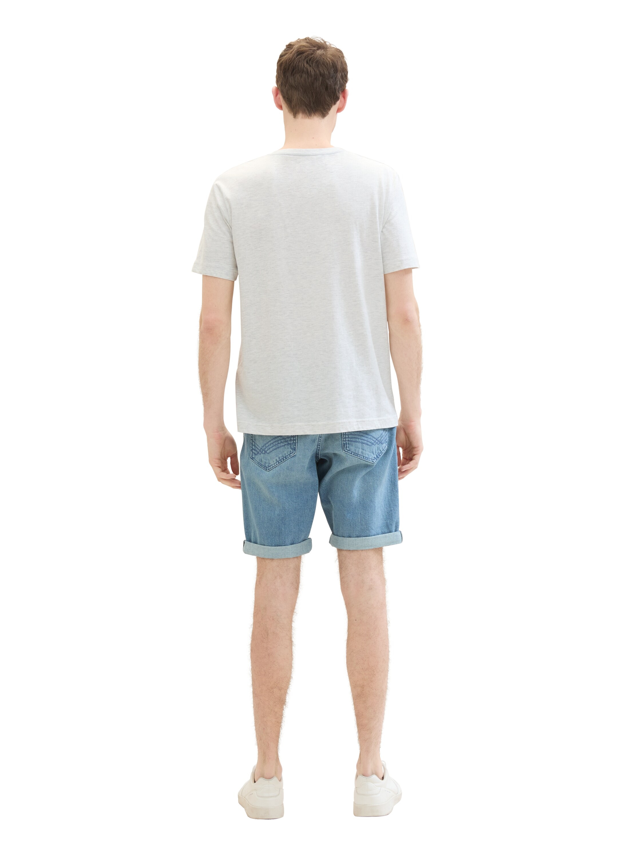 TOM TAILOR Jeansbermudas »JOSH«, mit Markenlabel