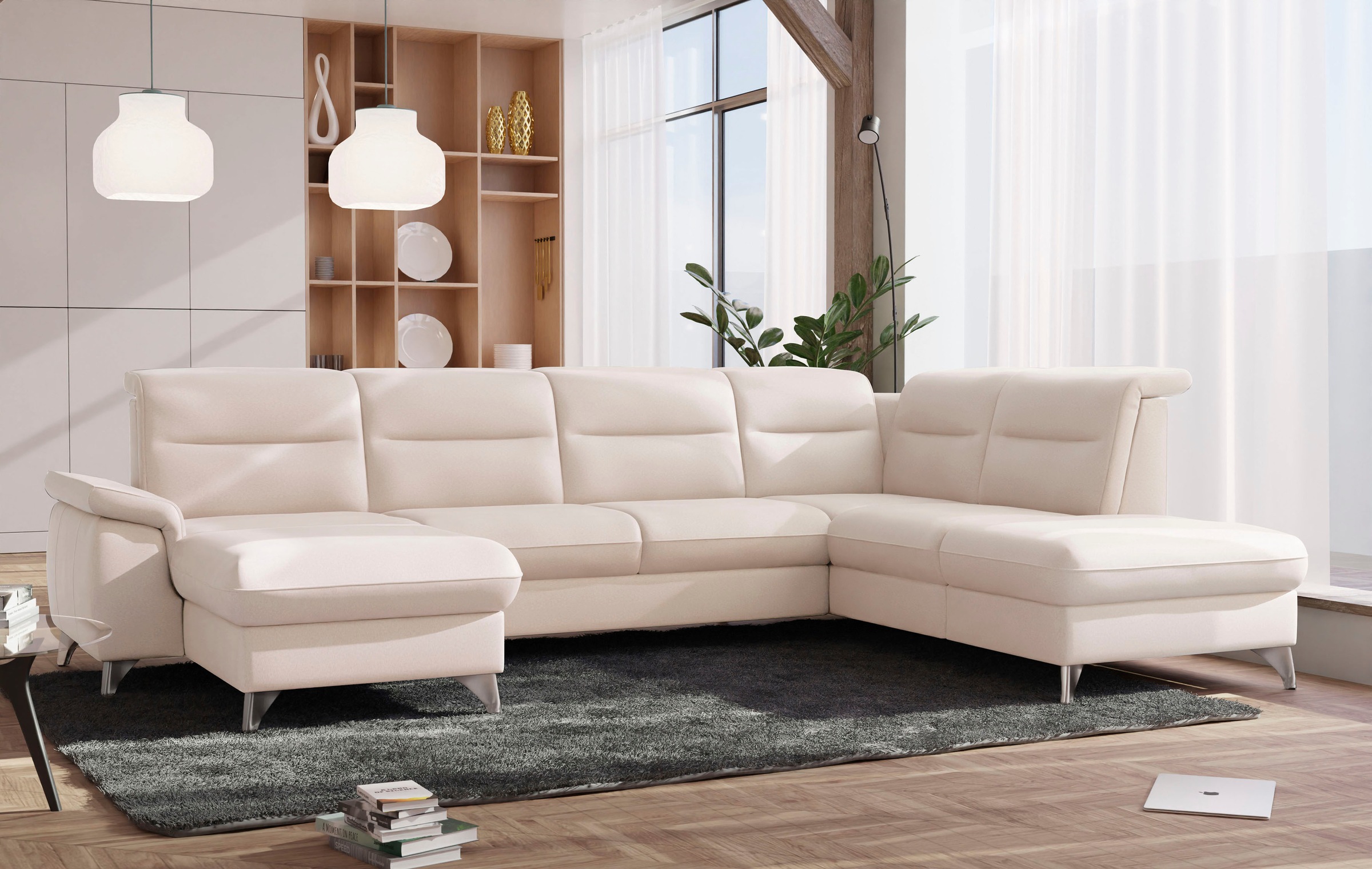 sit&more "Astoria U-Form" wahlweise mit motorischer Relaxfunktion günstig online kaufen