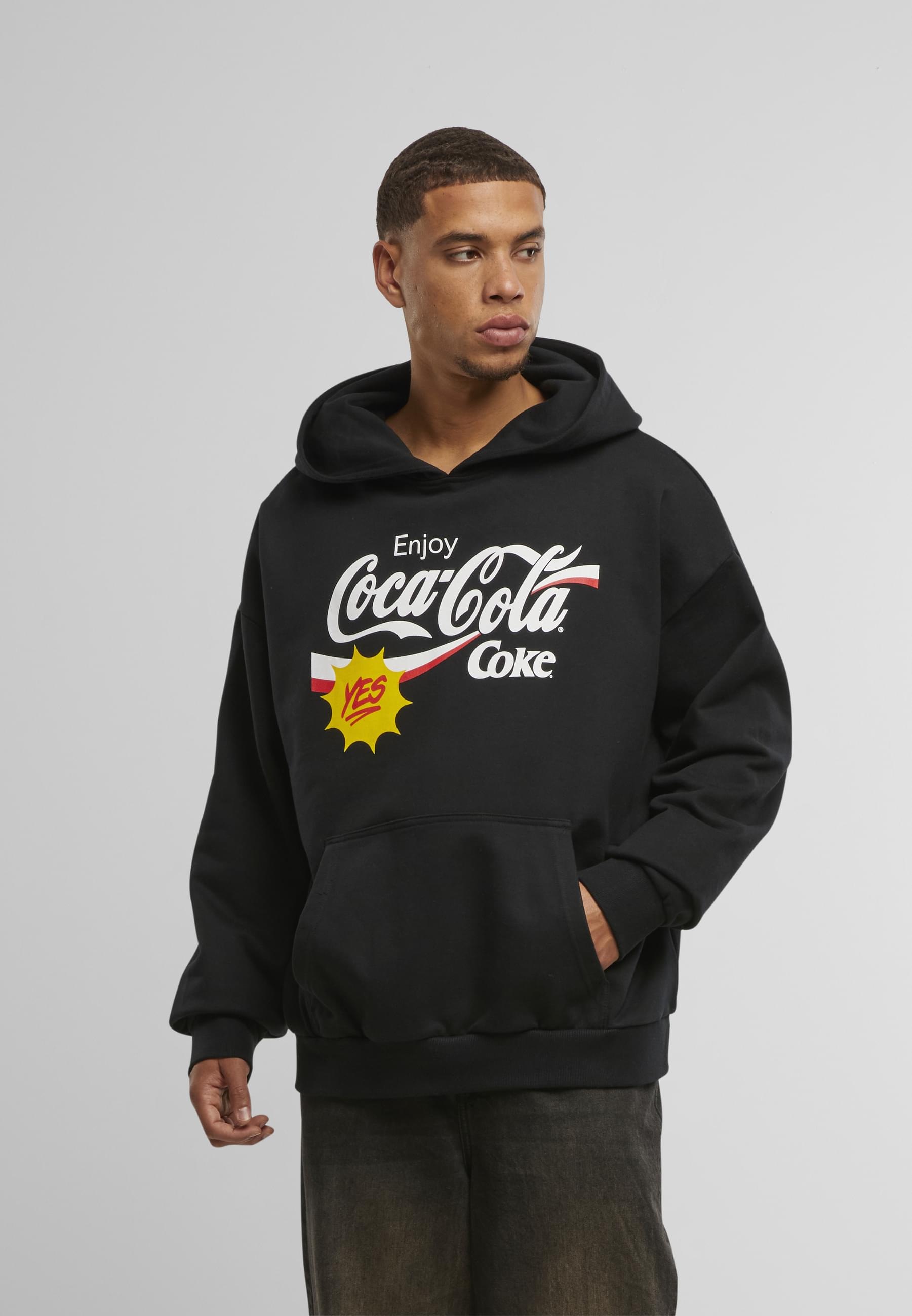 Merchcode Kapuzensweatshirt »Merchcode Coca Cola Refreshed Oversize Hoodie«, (1 tlg.)