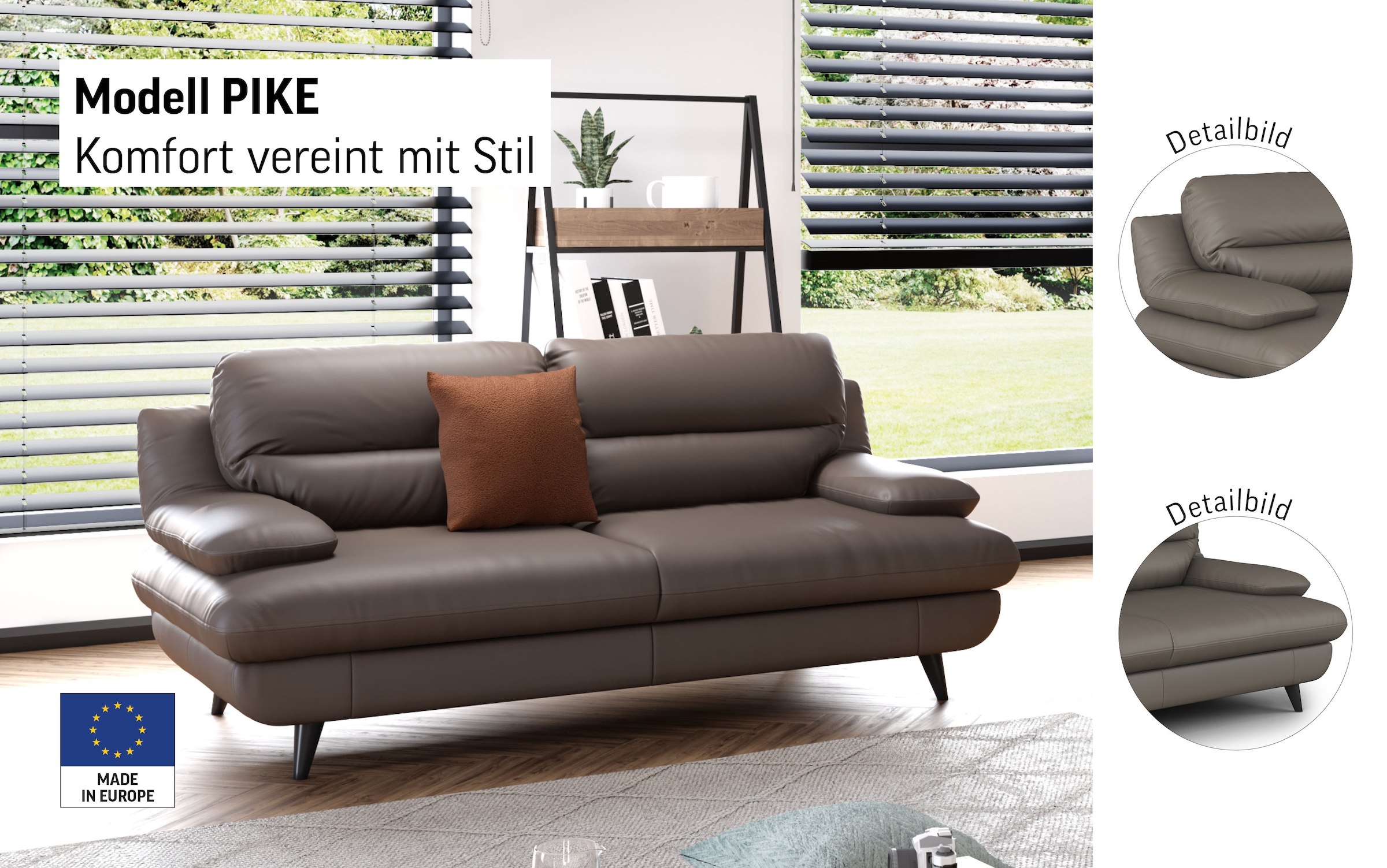 COTTA 2,5-Sitzer Zeitloses Design