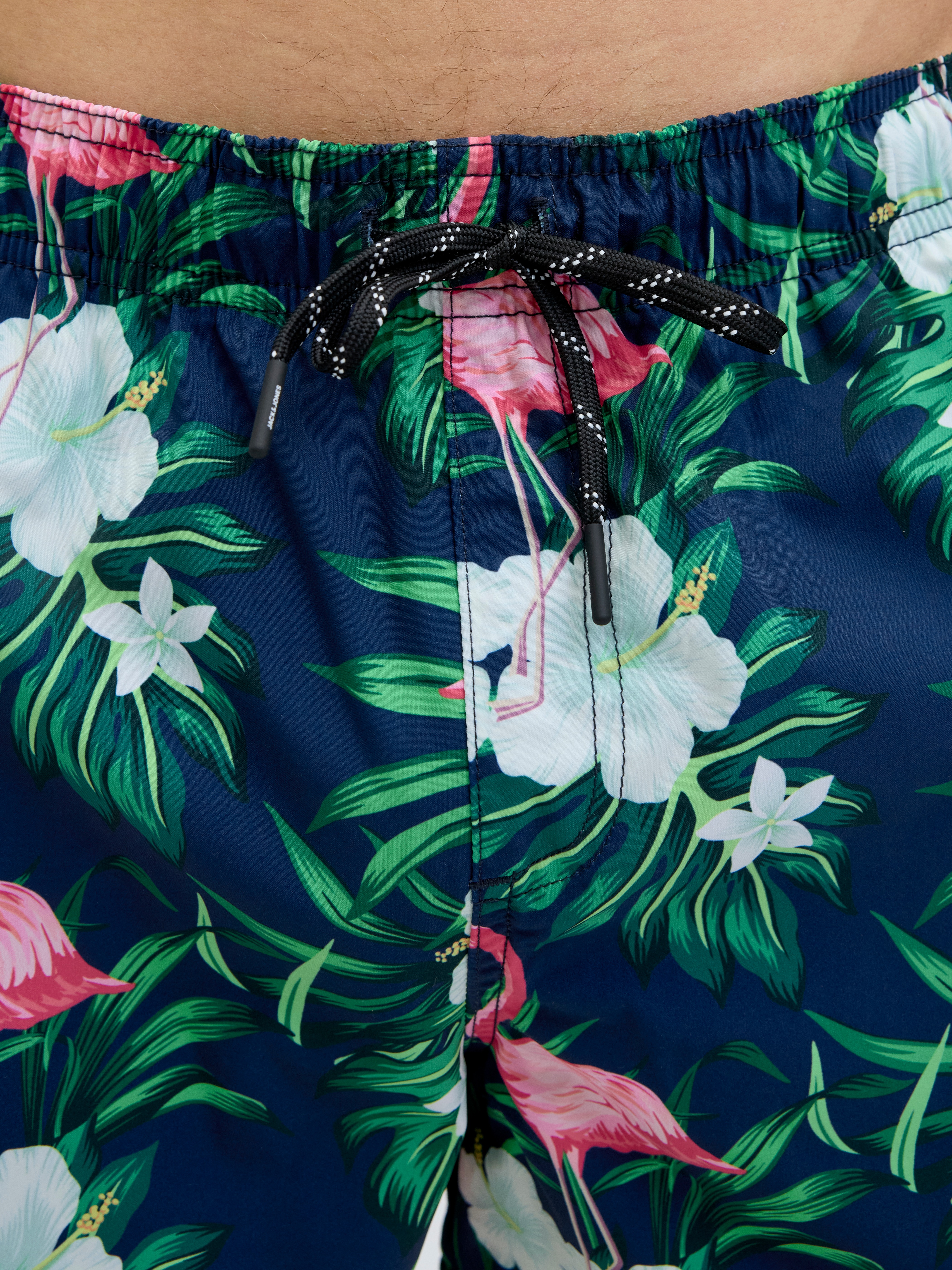 Thumbnail - Jack & Jones Badeshorts "JPSTMAUI Badeshort mit Print und elastischem Bund für Komfort" gemustert, modisch, regular fit,...