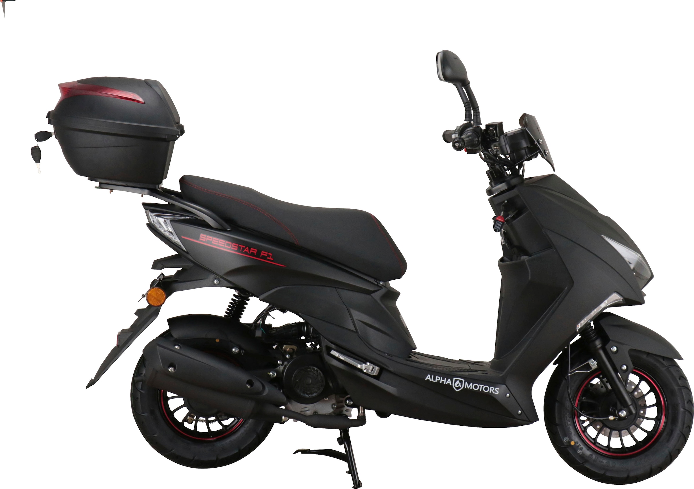Alpha Motors Motorroller »Speedstar FI«, 50 cm³, 45 km/h, Euro 5, 2,99 PS,  inkl. Topcase auf Raten | BAUR