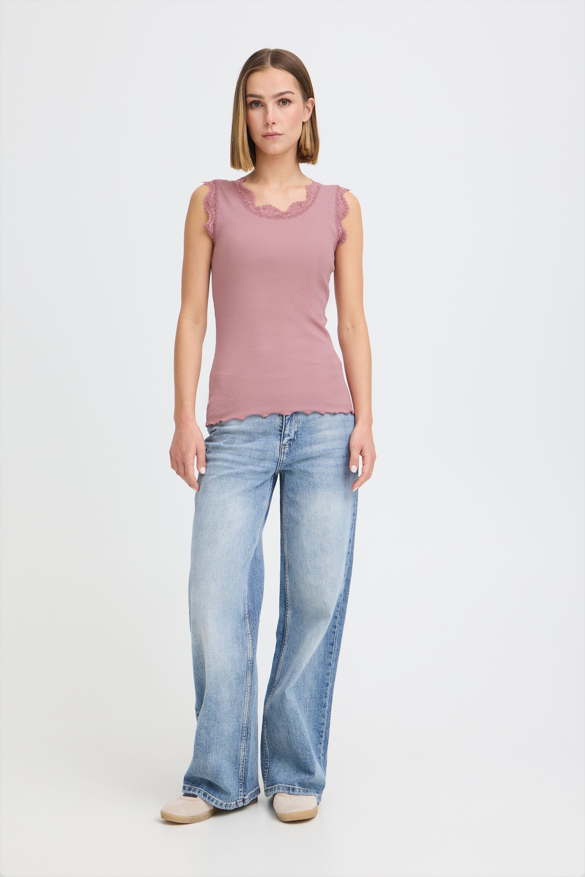 OXMO Shirttop »Shirttop OXNSuna Lace«