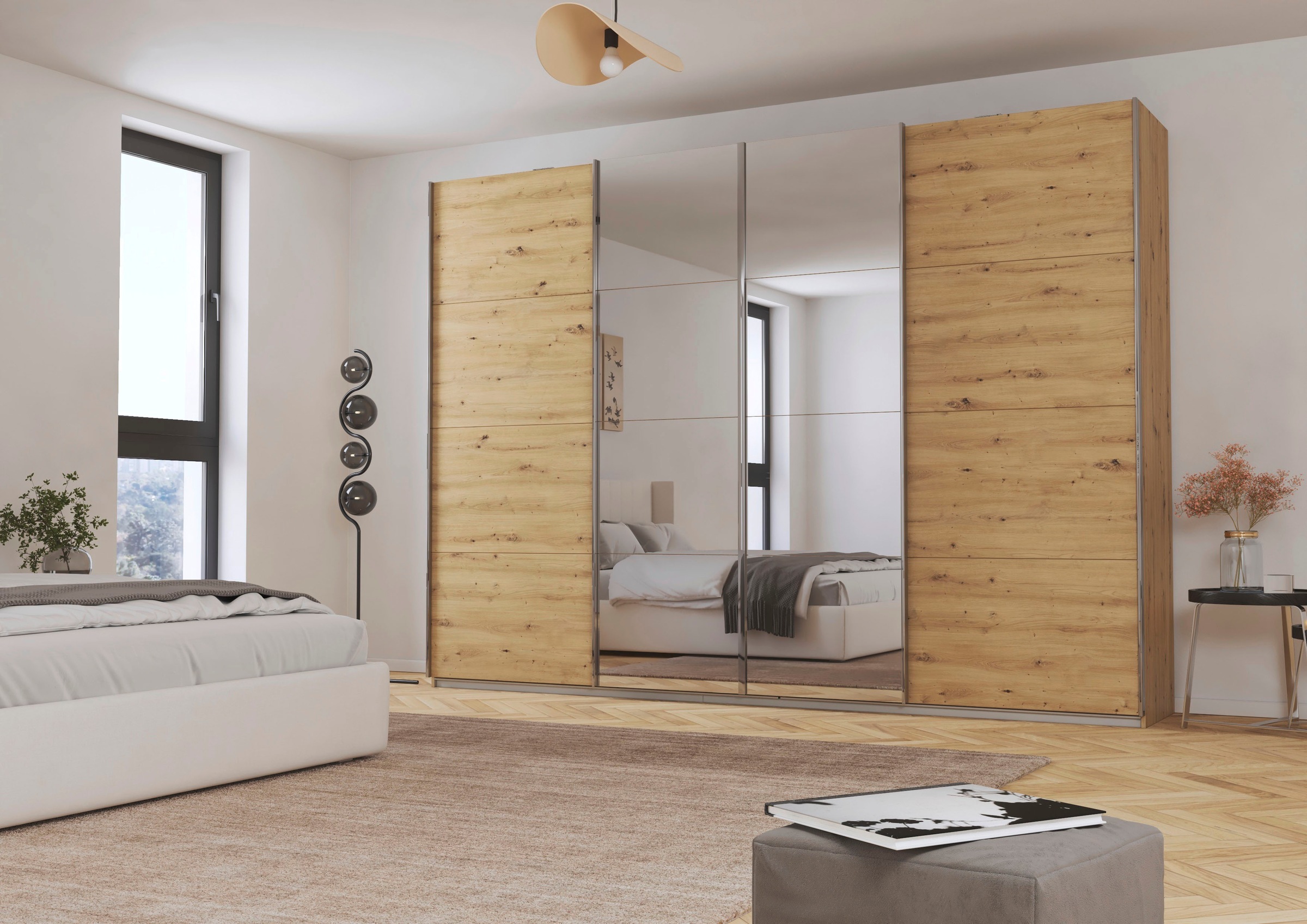 rauch Schwebetürenschrank "Kleiderschrank Schrank Garderobe Wäscheschrank A günstig online kaufen