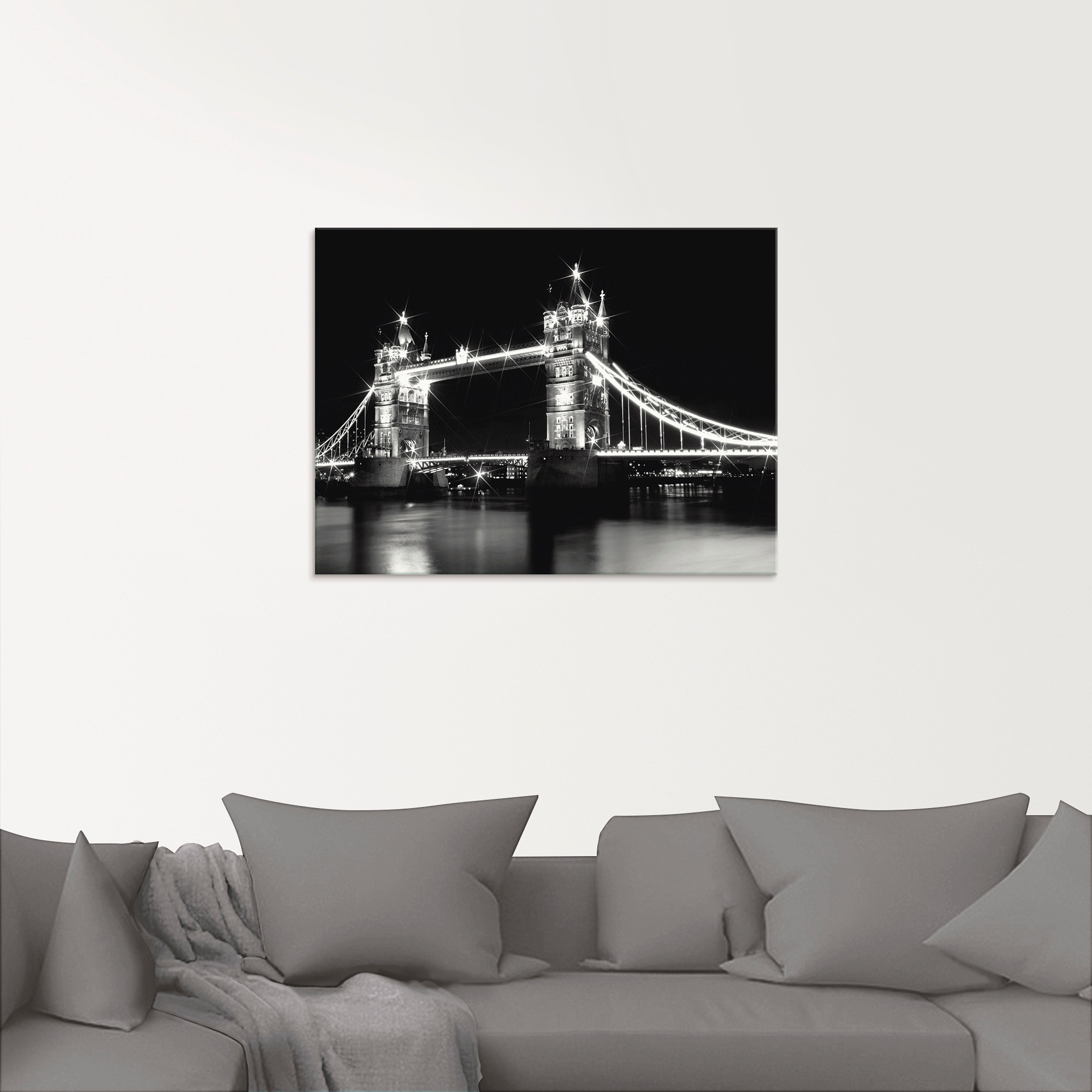 Artland Glasbild "Tower Bridge London" Brücken 1 Stk. tlg. in verschiedenen günstig online kaufen