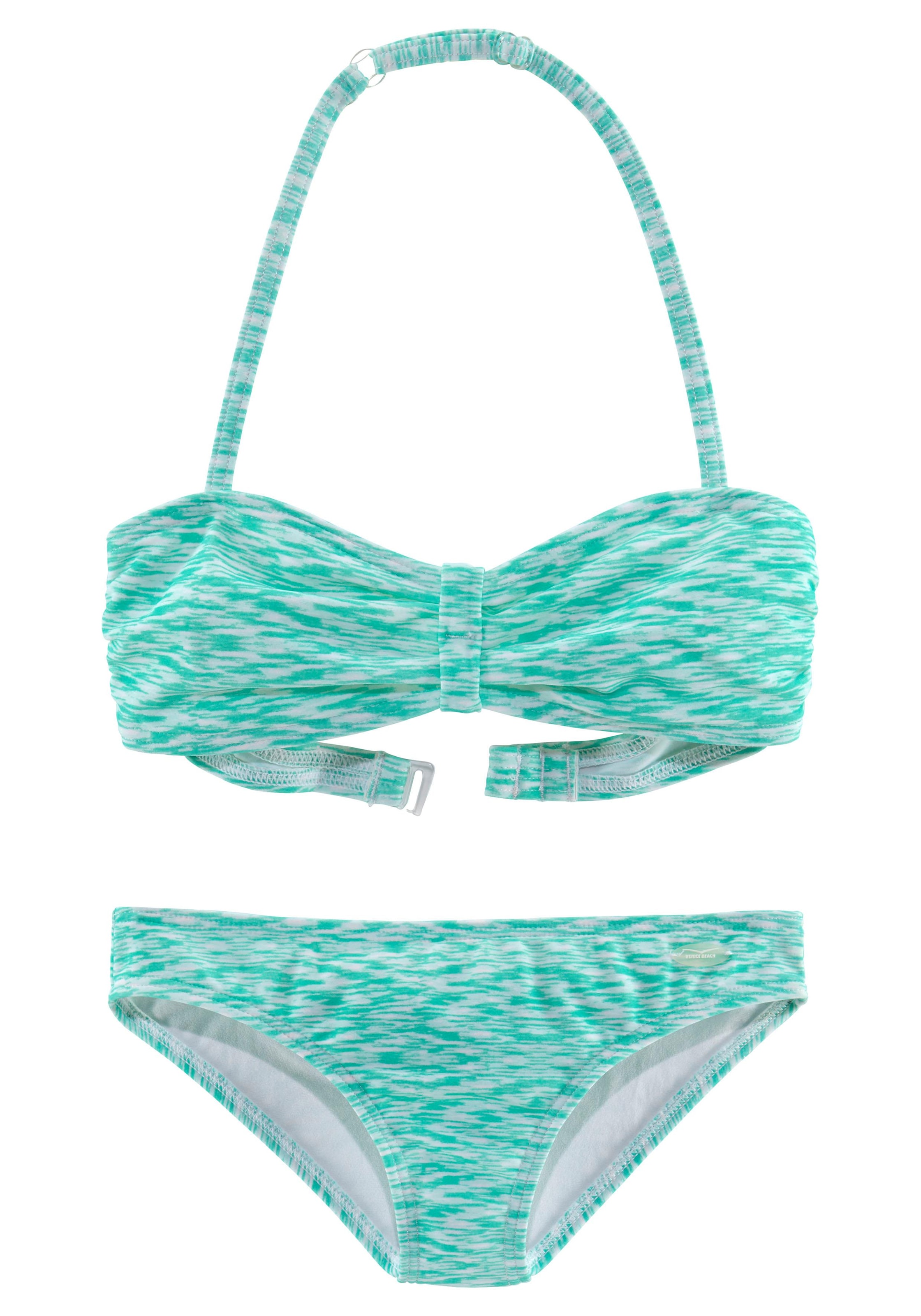 Venice Beach Bandeau-Bikini, in ▷ Melange-Optik BAUR | für