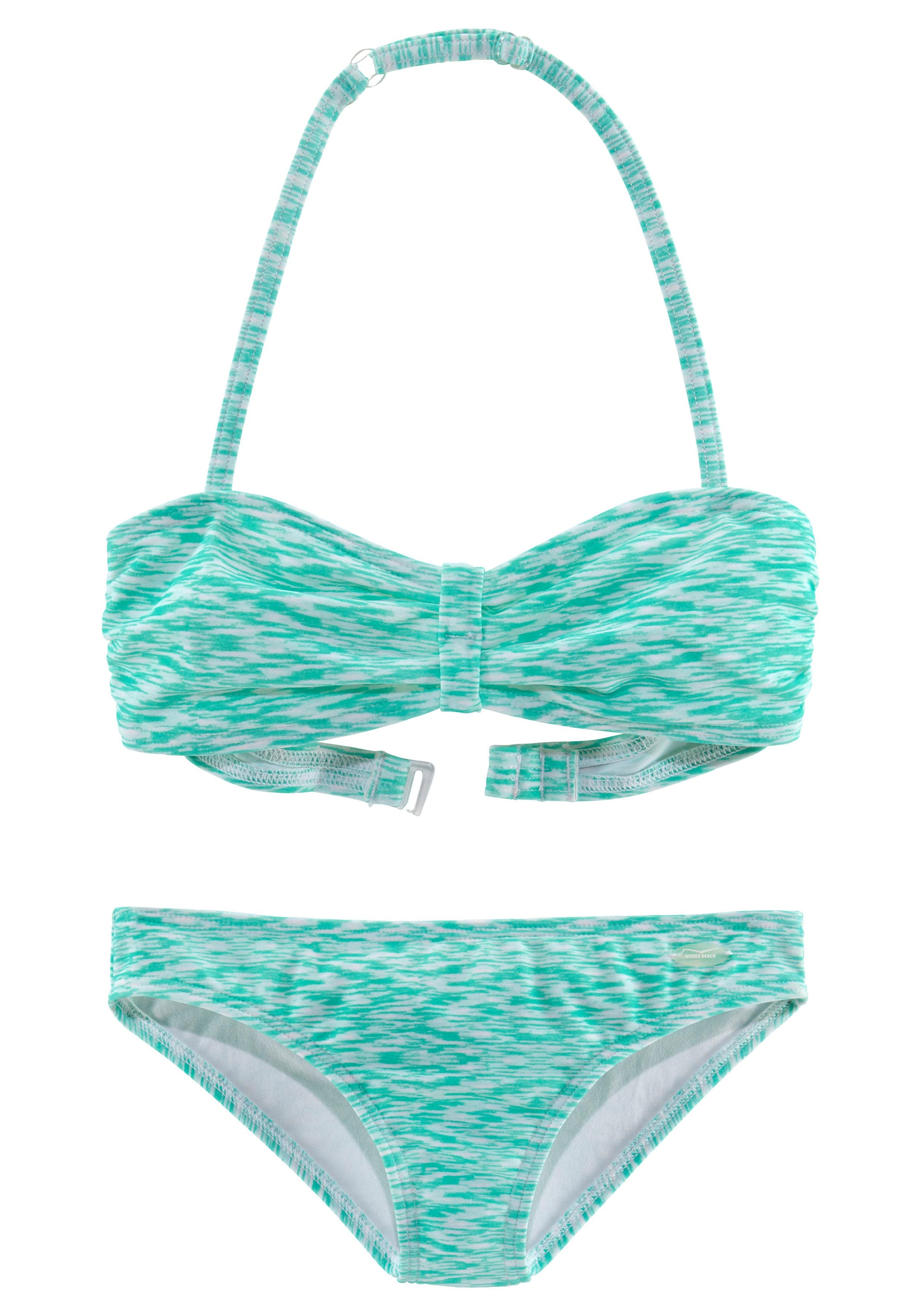 Venice Beach Bandeau-Bikini, in Melange-Optik ▷ für | BAUR