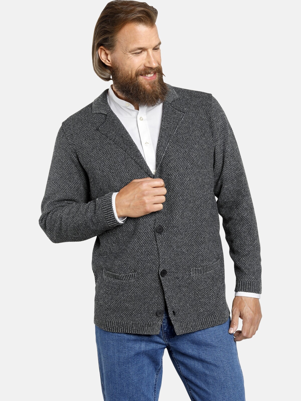 Jan Vanderstorm Strickjacke "Strickjacke ASGER" günstig online kaufen