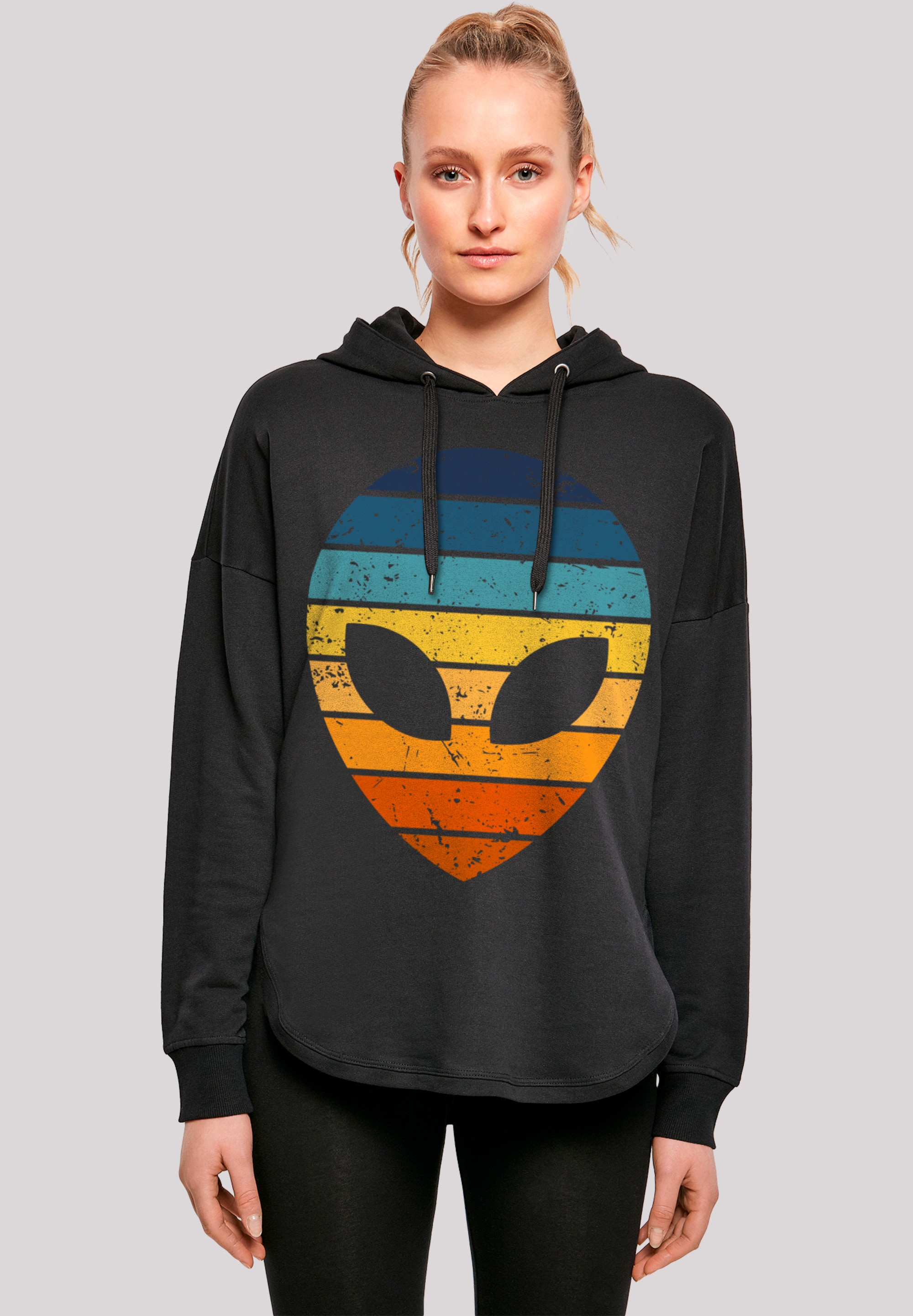 F4NT4STIC Kapuzenpullover "Alien Sonnenuntergang Retro" Premium Qualität günstig online kaufen
