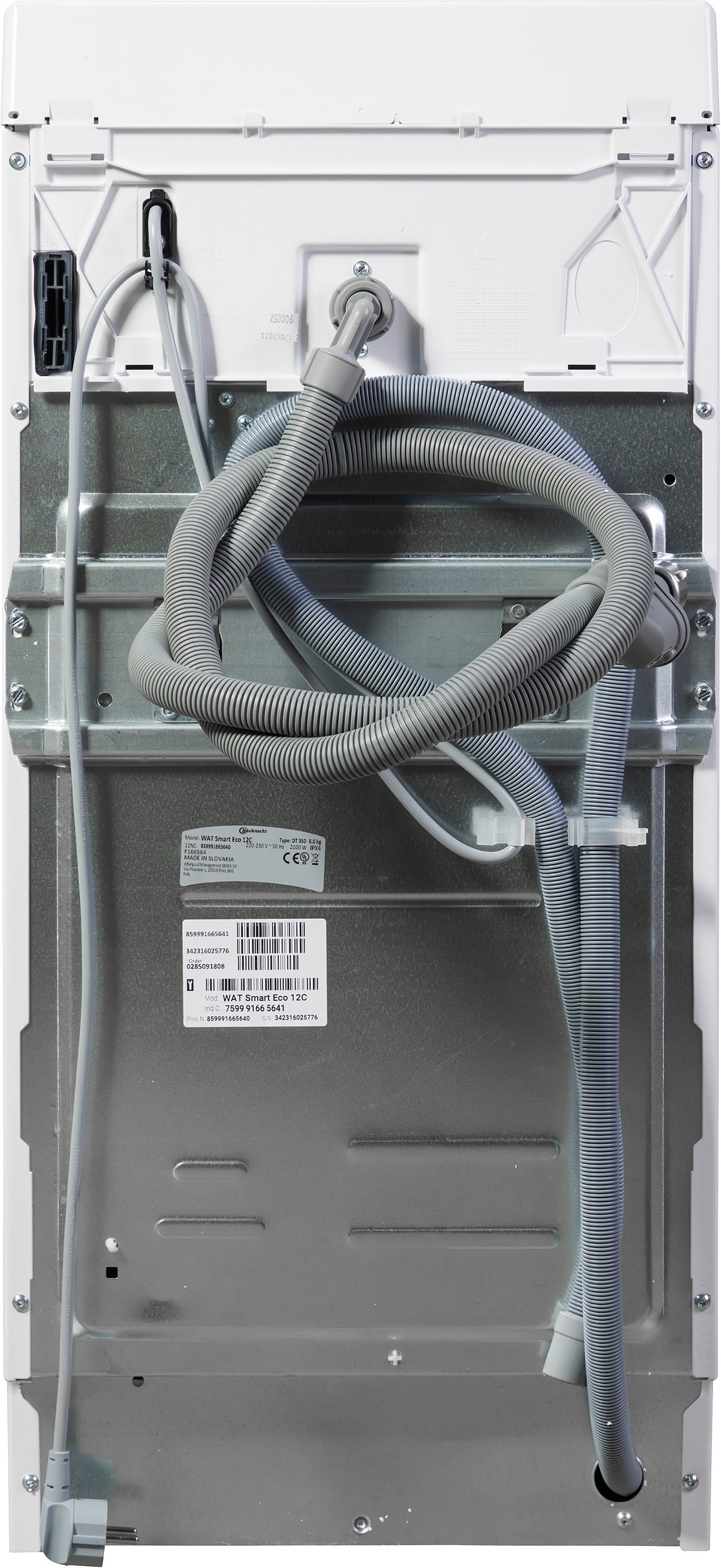 BAUKNECHT Waschmaschine Toplader »WAT Smart Eco 12C«, WAT Smart Eco 12C, 6  kg, 1200 U/min per Rechnung | BAUR