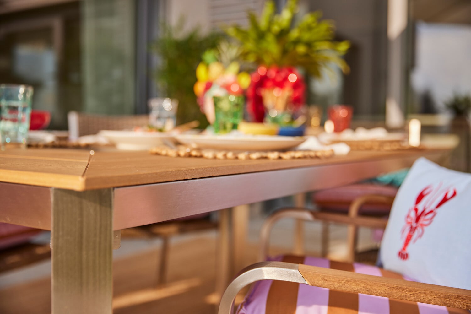 Garden Pleasure Garten-Essgruppe »FLORENCE« 9 Stk. tlg. stapelbar