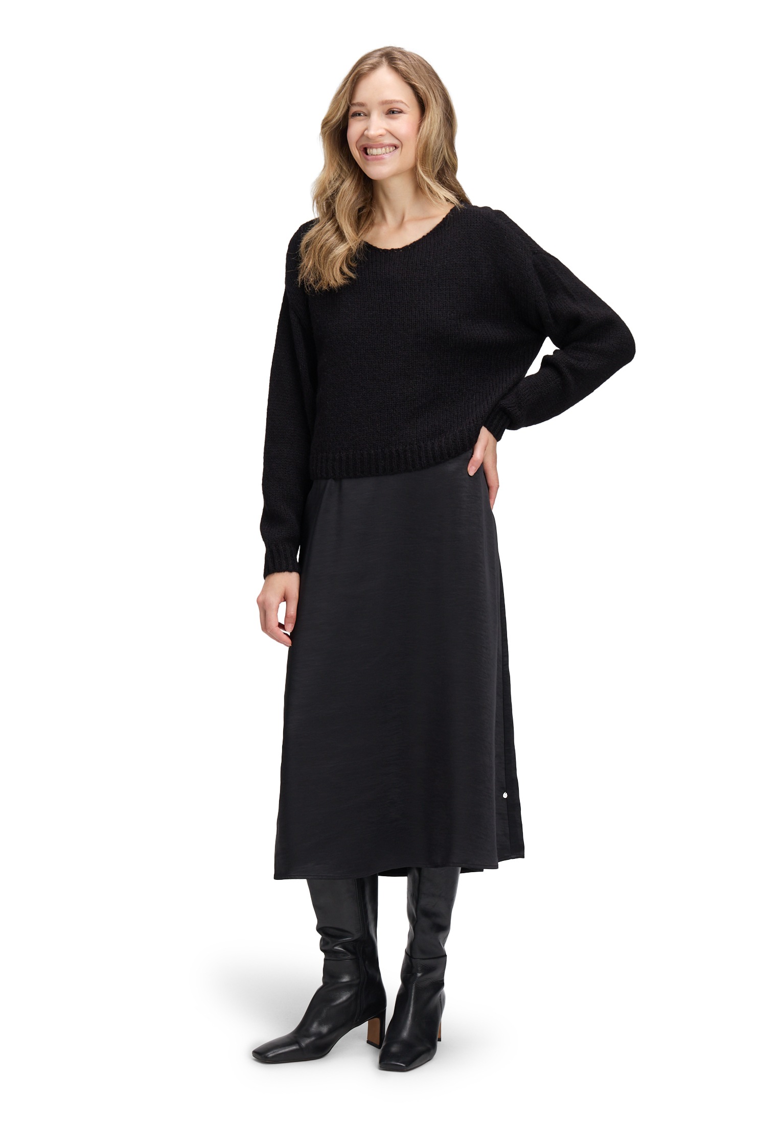 Vera Mont Druckkleid "Damen Casual-Kleid zweiteilig" Ohne Tasche Materialmi günstig online kaufen