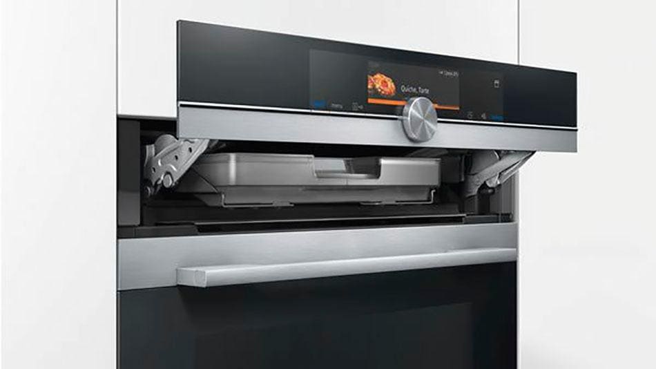 SIEMENS Dampfbackofen iQ700 »CS658GRS7«, mit 1-fach-Teleskopauszug, ecoClean Plus