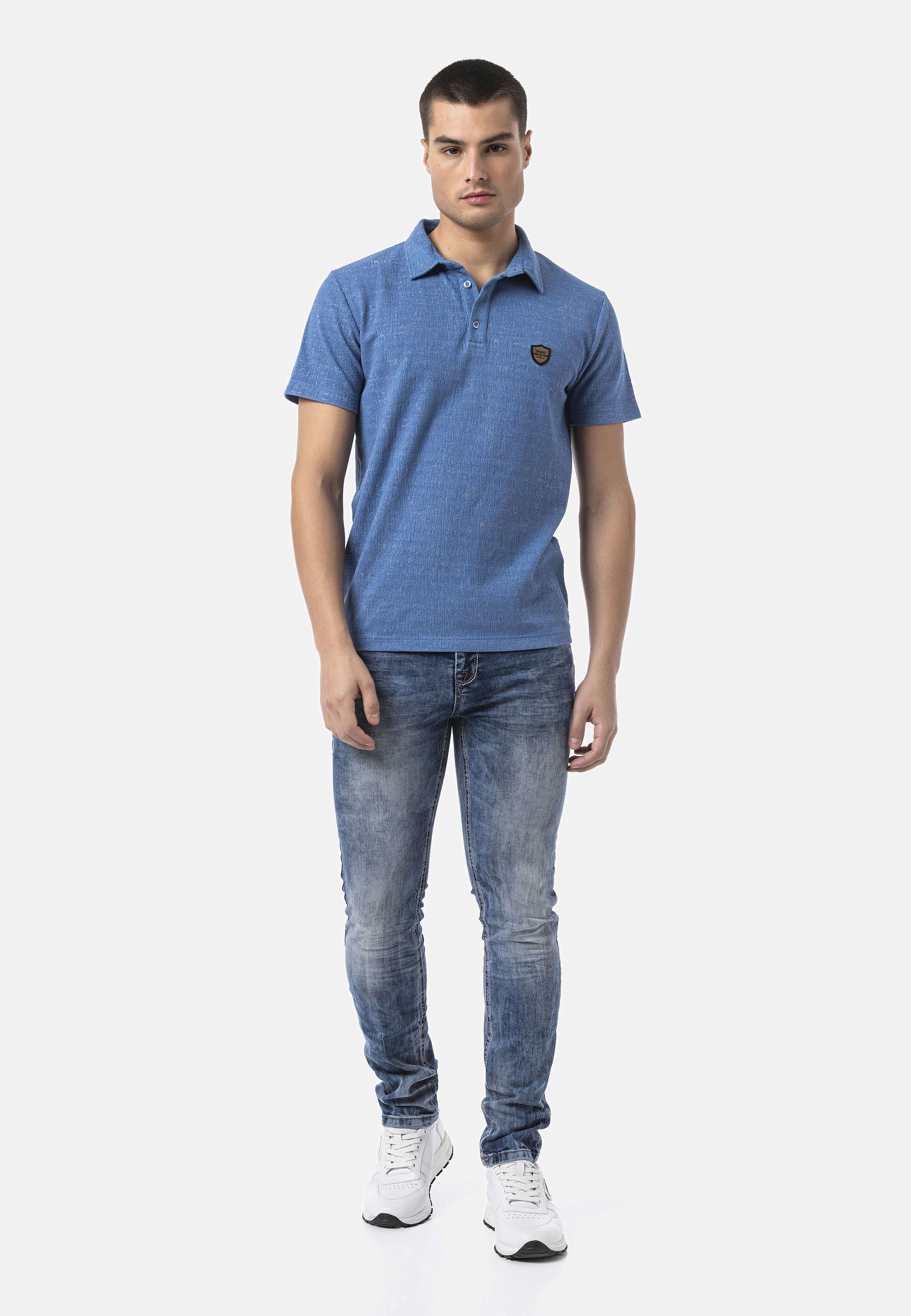 Cipo & Baxx T-Shirt »CT825« Weicher Baumwollmix