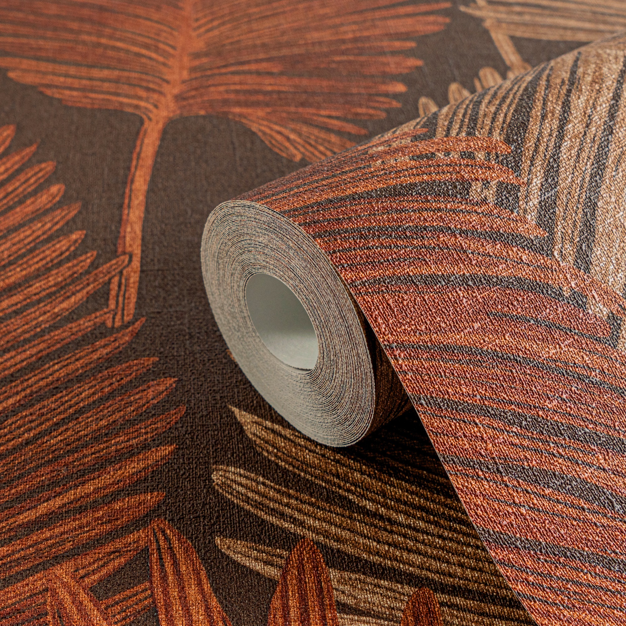 living walls Vliestapete »Dschungel-Tapete Türkis bunt strukturiert tropisch« botanisch strukturiert