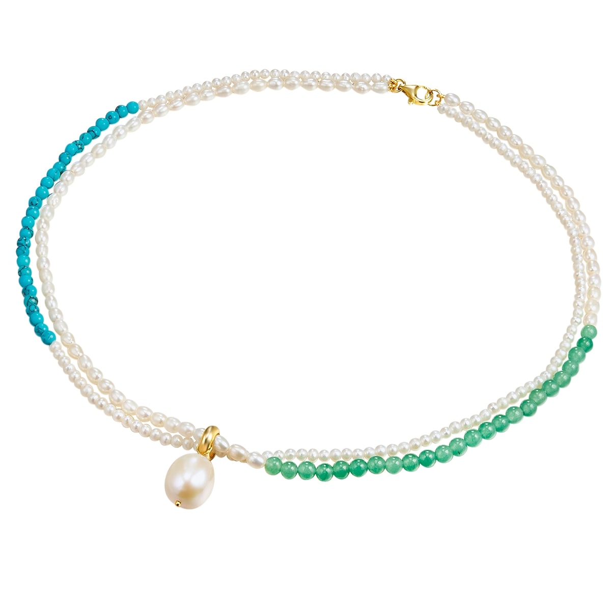Valero Pearls Perlenkette »VP857« mit Süßwasser-Zuchtperlen