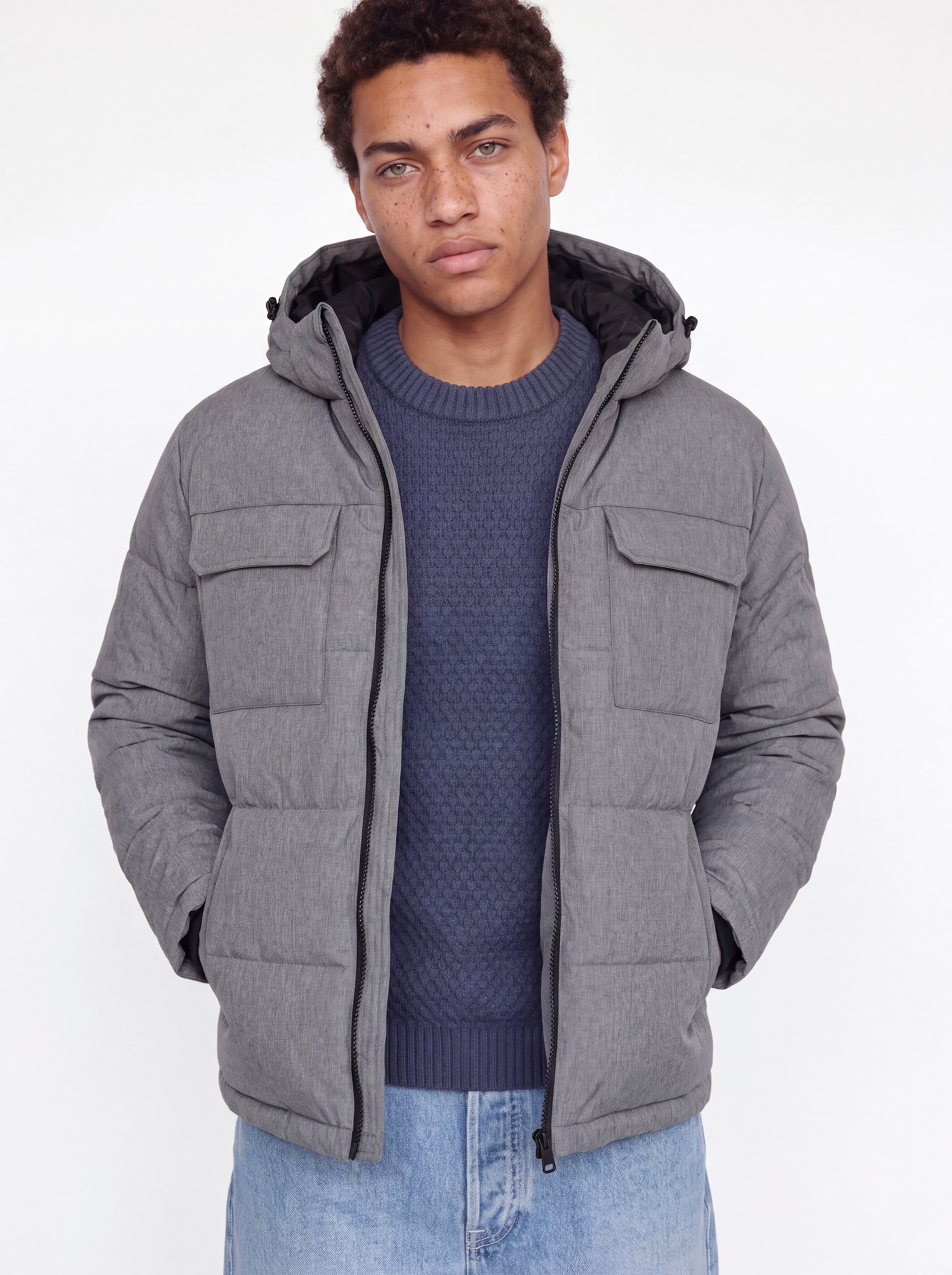 Jack & Jones Steppjacke »JJWILLIAM PUFFER JACKET« mit Kapuze Kunstfaser, regular fit