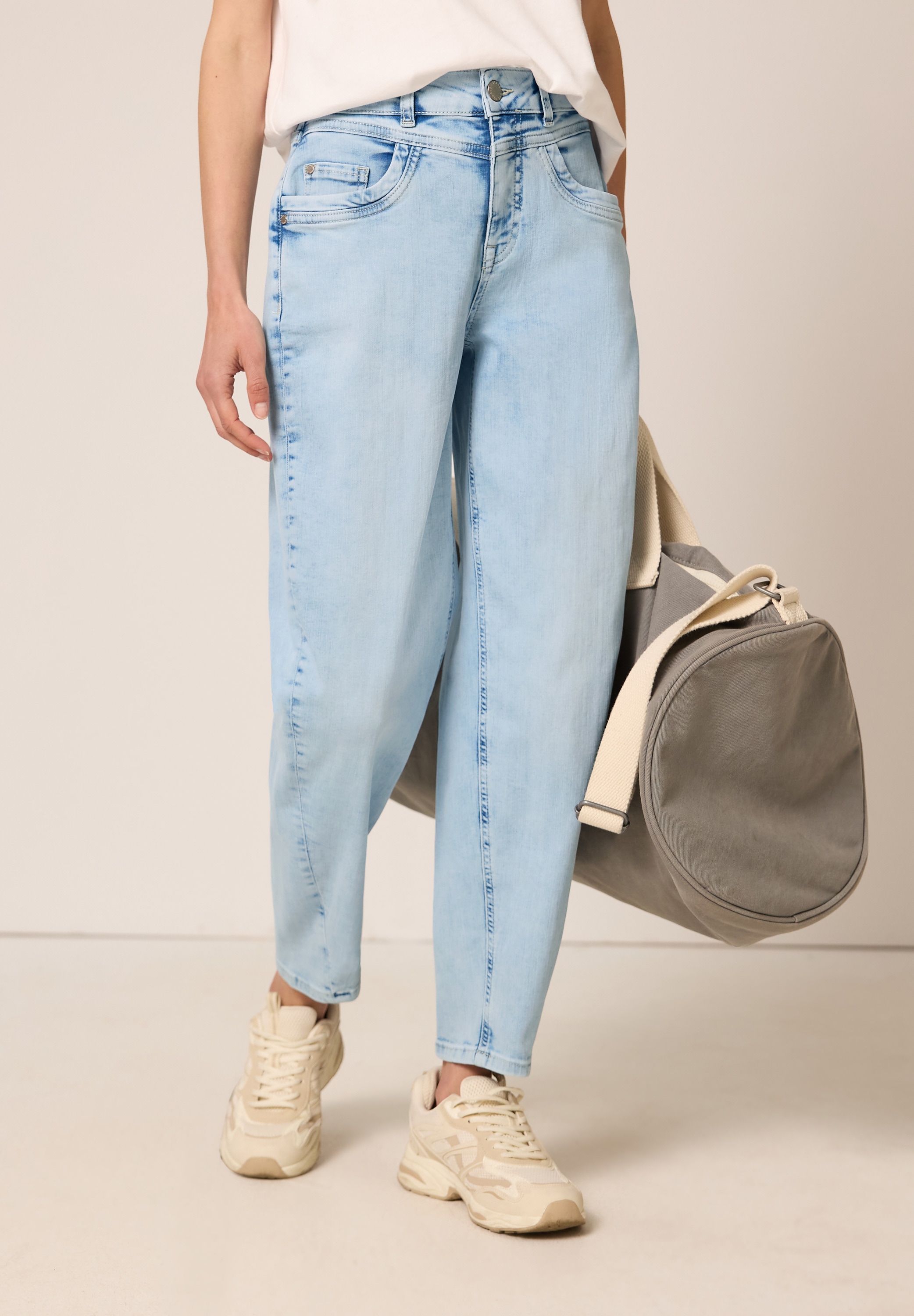 STREET ONE STUDIO Loose-fit-Jeans High Waist