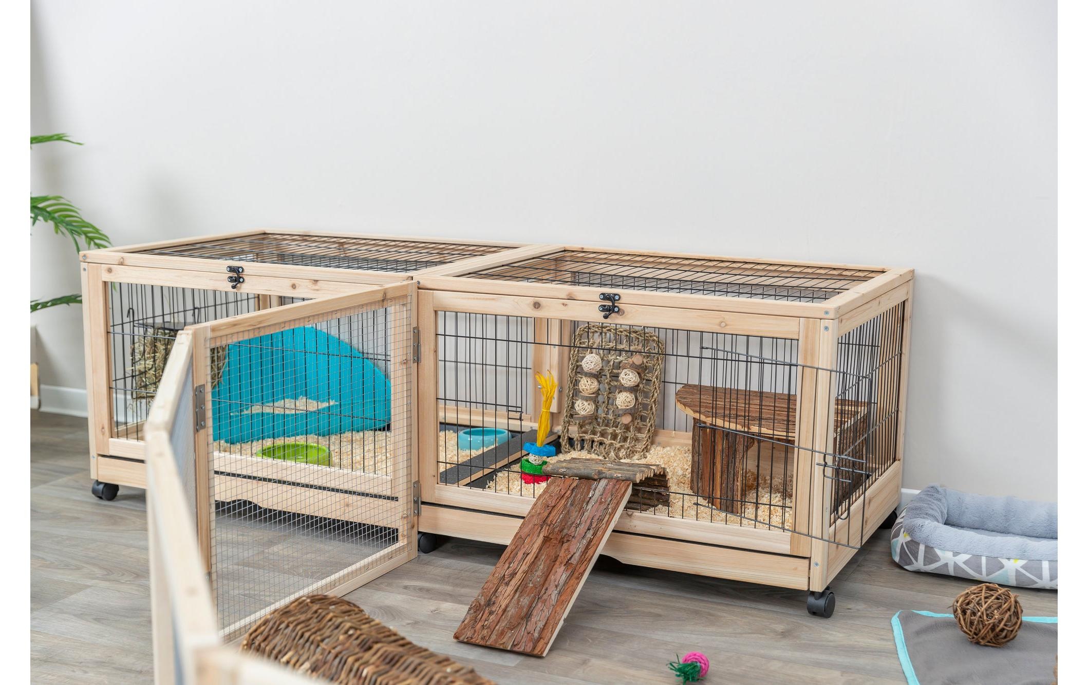 TRIXIE Freigehege »150 x 50 x 60 cm, Holz/Metall, Indoor«