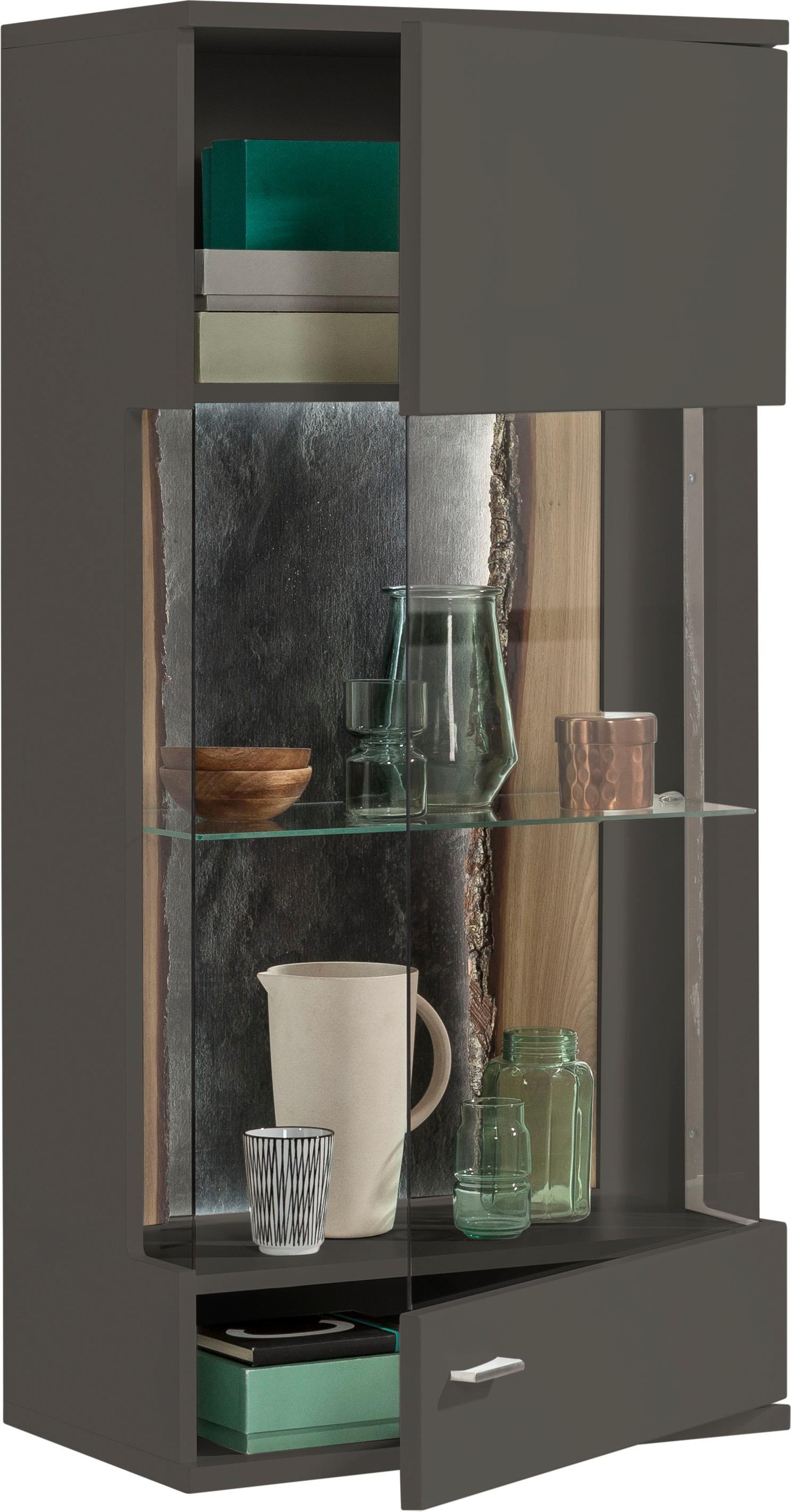 set one by Musterring Vitrine »TACOMA« Typ 21/22, Höhe 126,4 cm, mit getönter Glastür