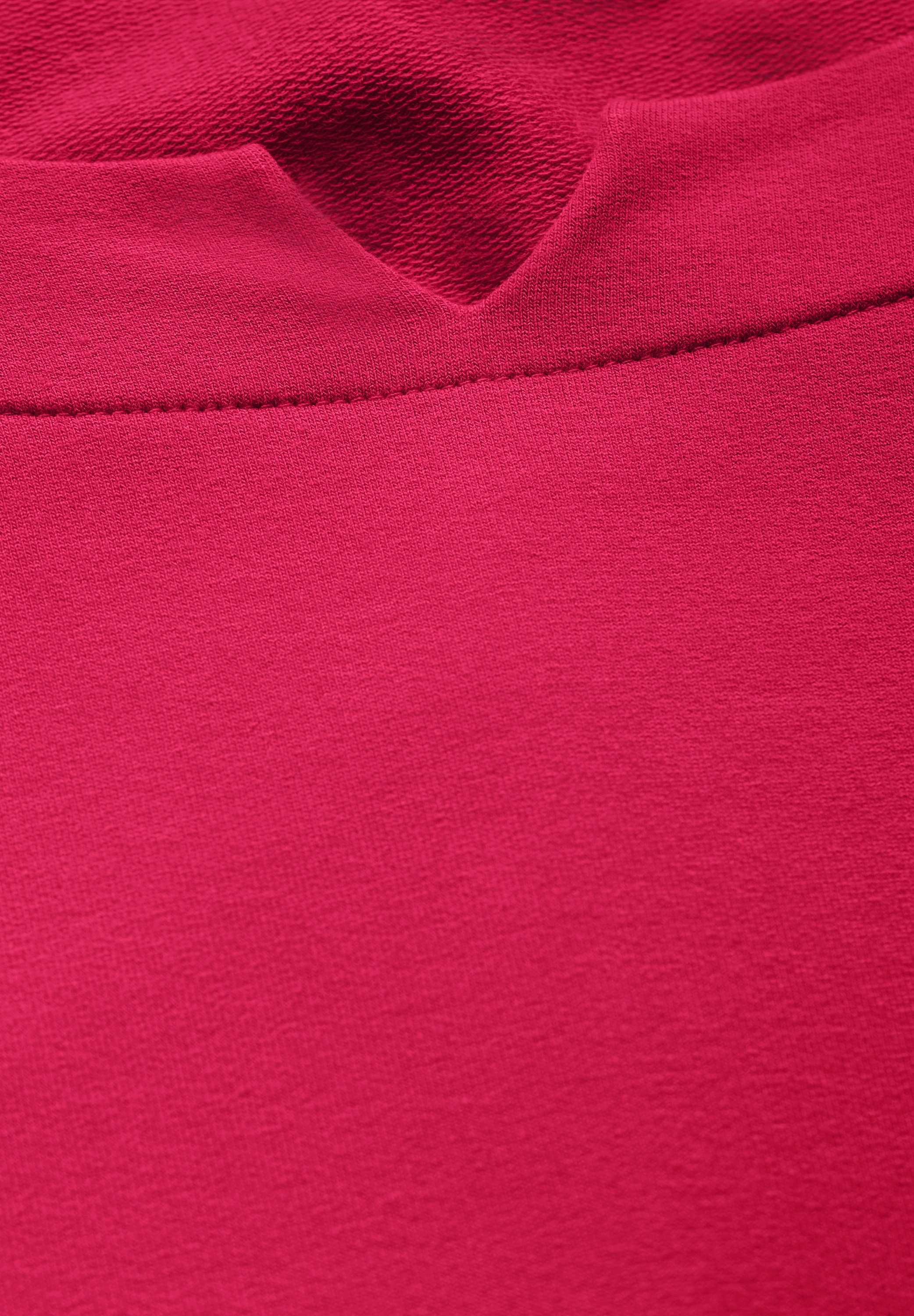 STREET ONE Langarmshirt, mit Elastiksaum