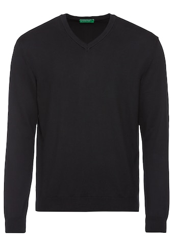 United Colors of Benetton V-Ausschnitt-Pullover