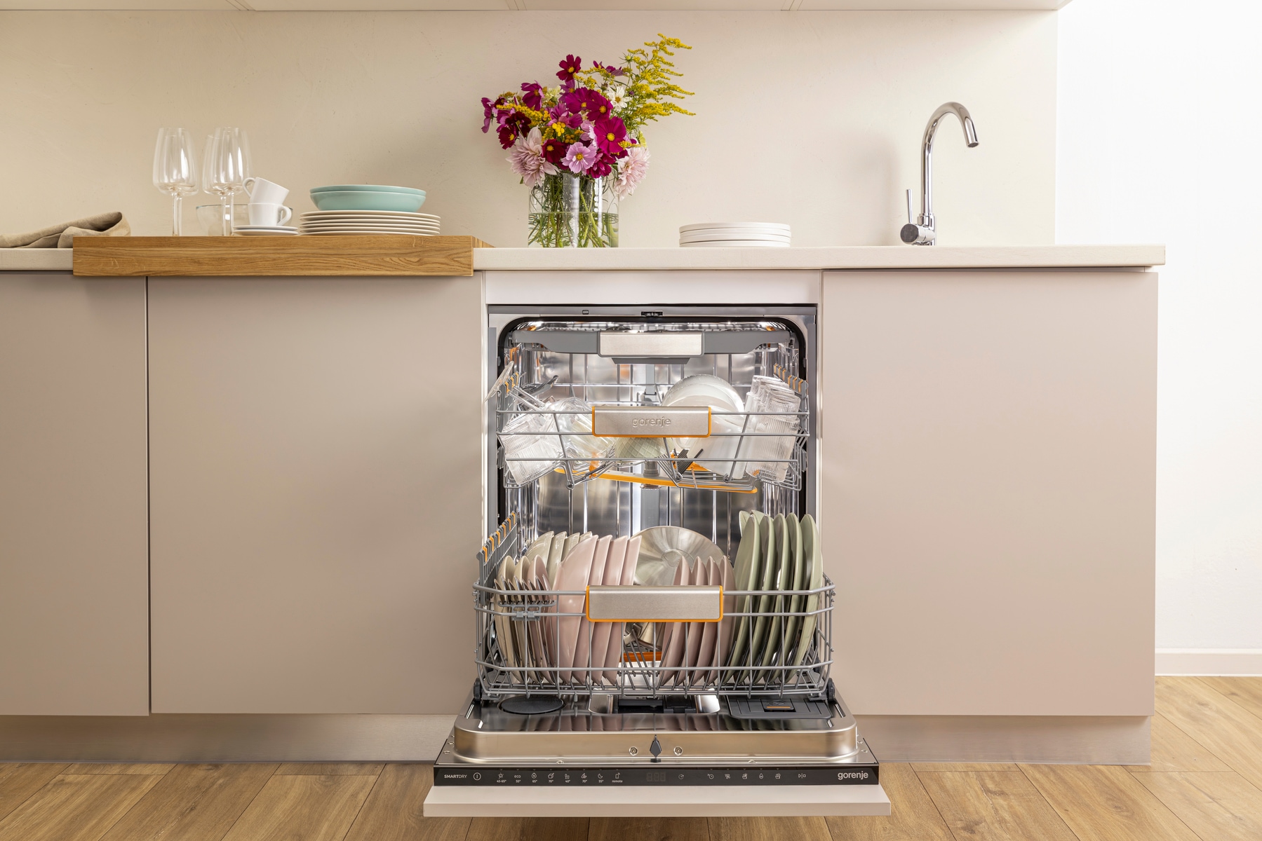 GORENJE vollintegrierbarer Geschirrspüler »GV673C65«, 16 Maßgedecke, Energieeffizienzklasse C