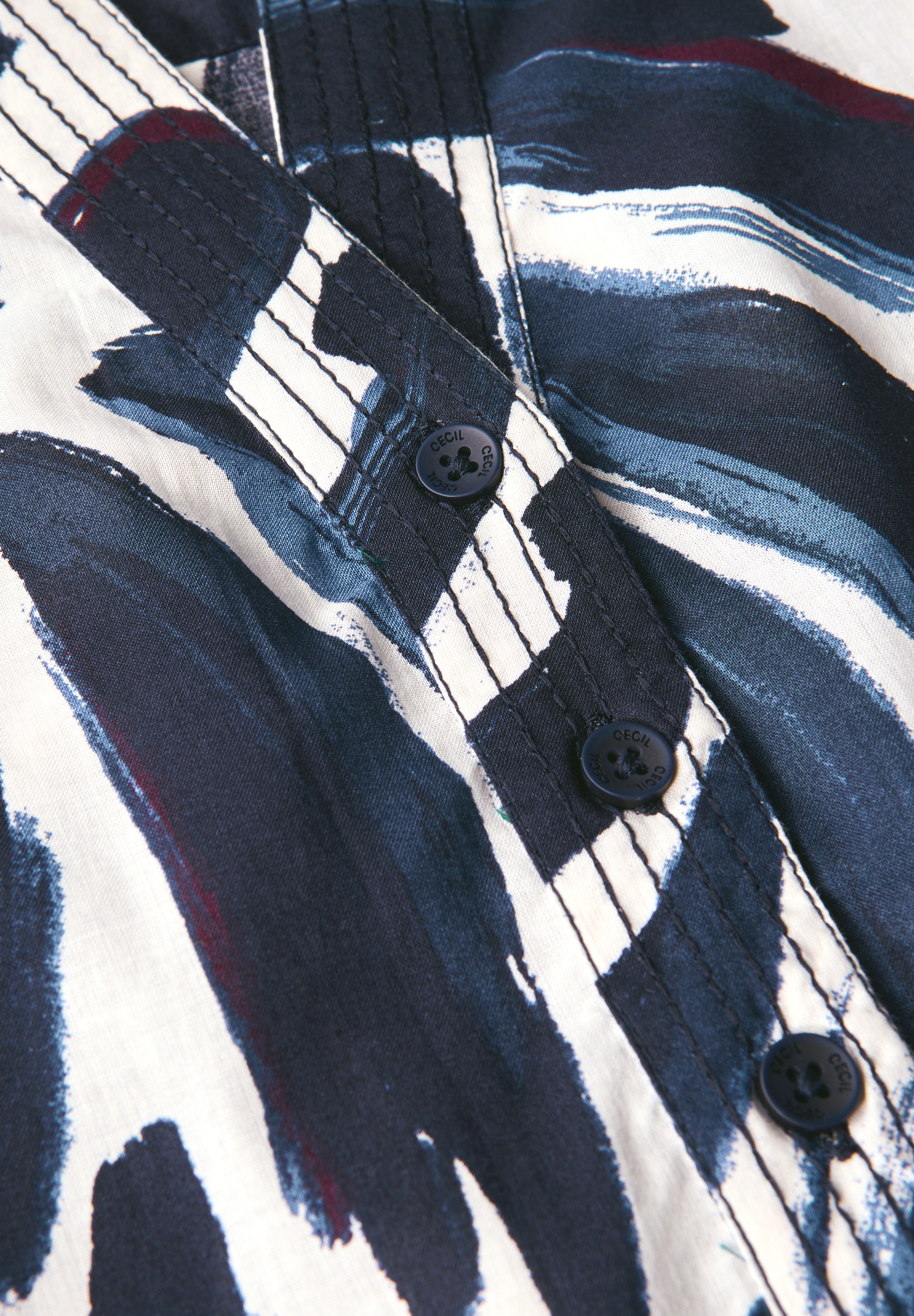 Cecil Chiffonbluse, mit allover Print