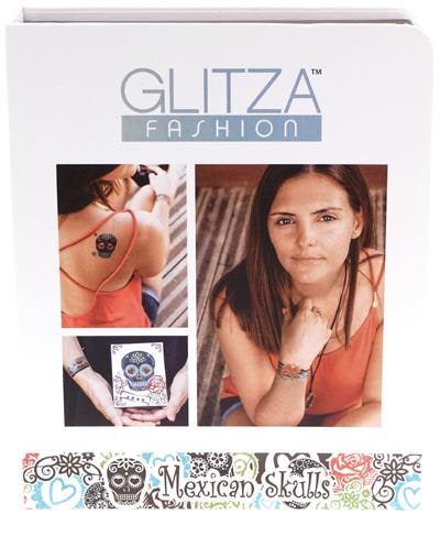 Knorrtoys® Kreativset »GLITZA FASHION Deluxe Set Mexican Skulls«, (Set), Für alle Oberflächen geeignet