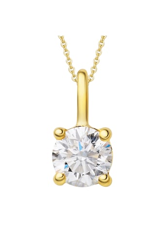 ONE ELEMENT Kettenanhänger »0,25 ct Diamant Brillant Anhänger aus 585 Gelbgold« kaufen