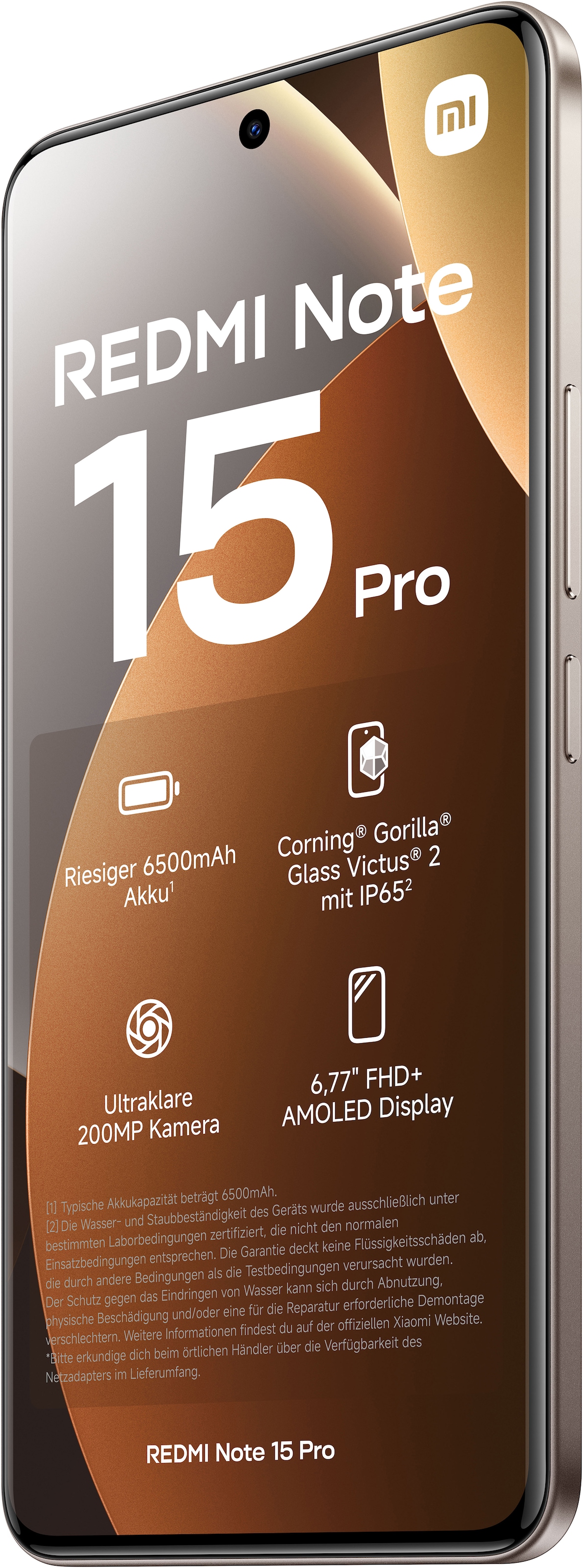 Xiaomi Smartphone »Redmi Note 15 Pro 8+256« Titanium