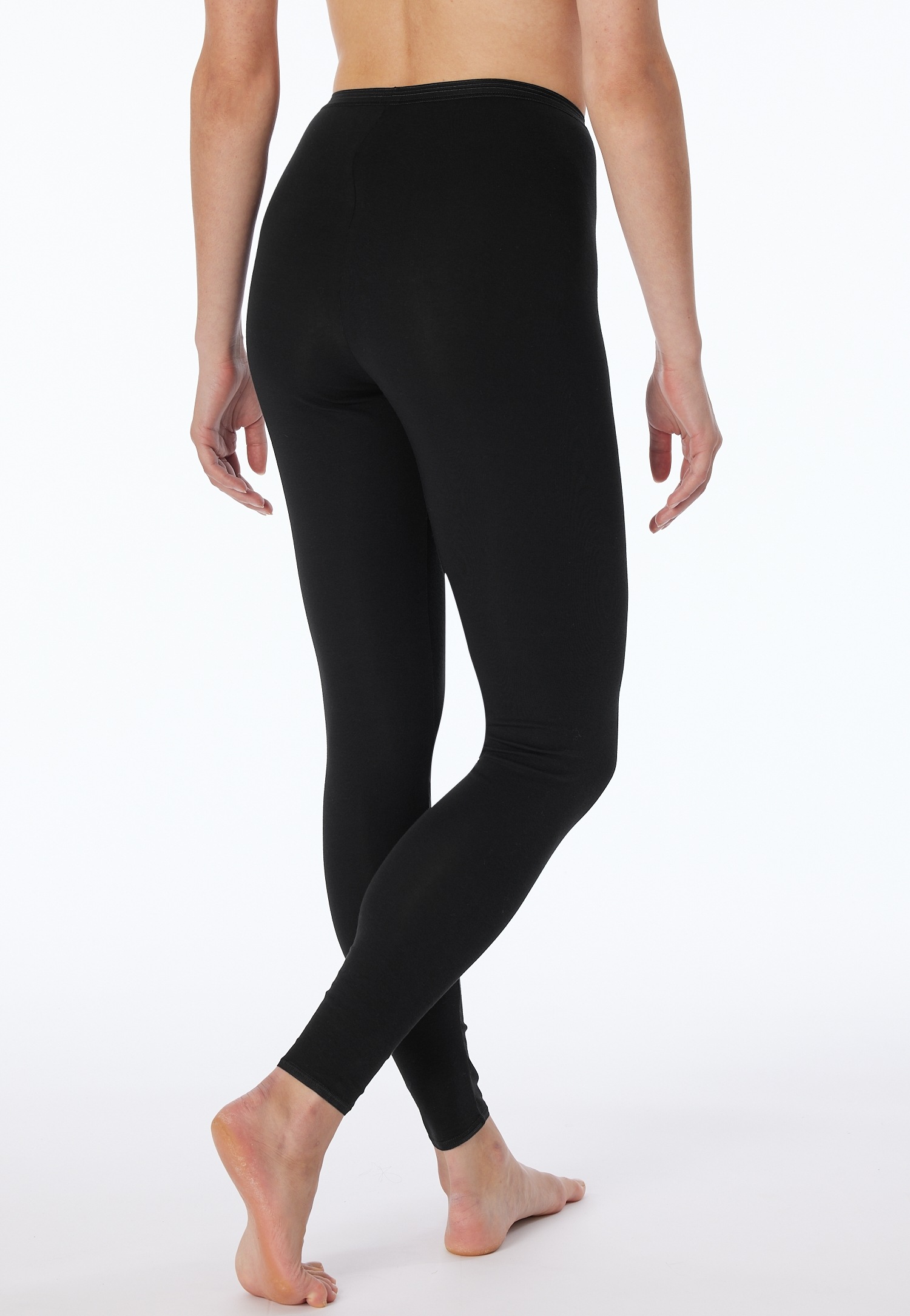 Thumbnail - Schiesser Lange Unterhose "Luxury" mit dezent schimmernder Glanznaht