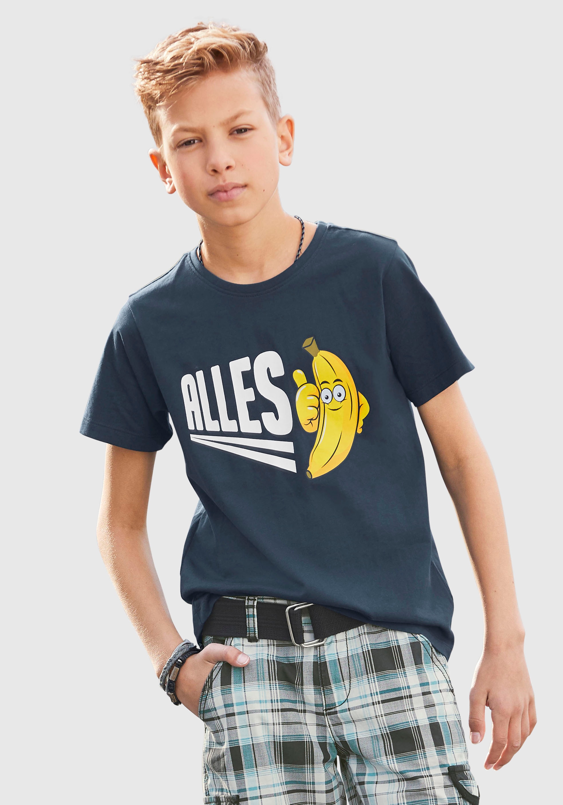KIDSWORLD T-Shirt »ALLES Spruch bestellen | BANANE«, BAUR
