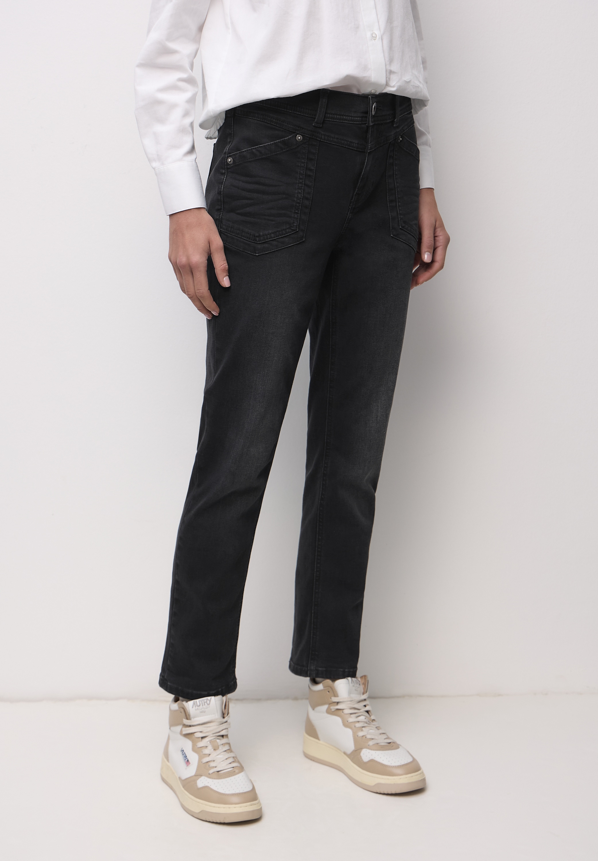 STREET ONE Loose-fit-Jeans Middle Waist