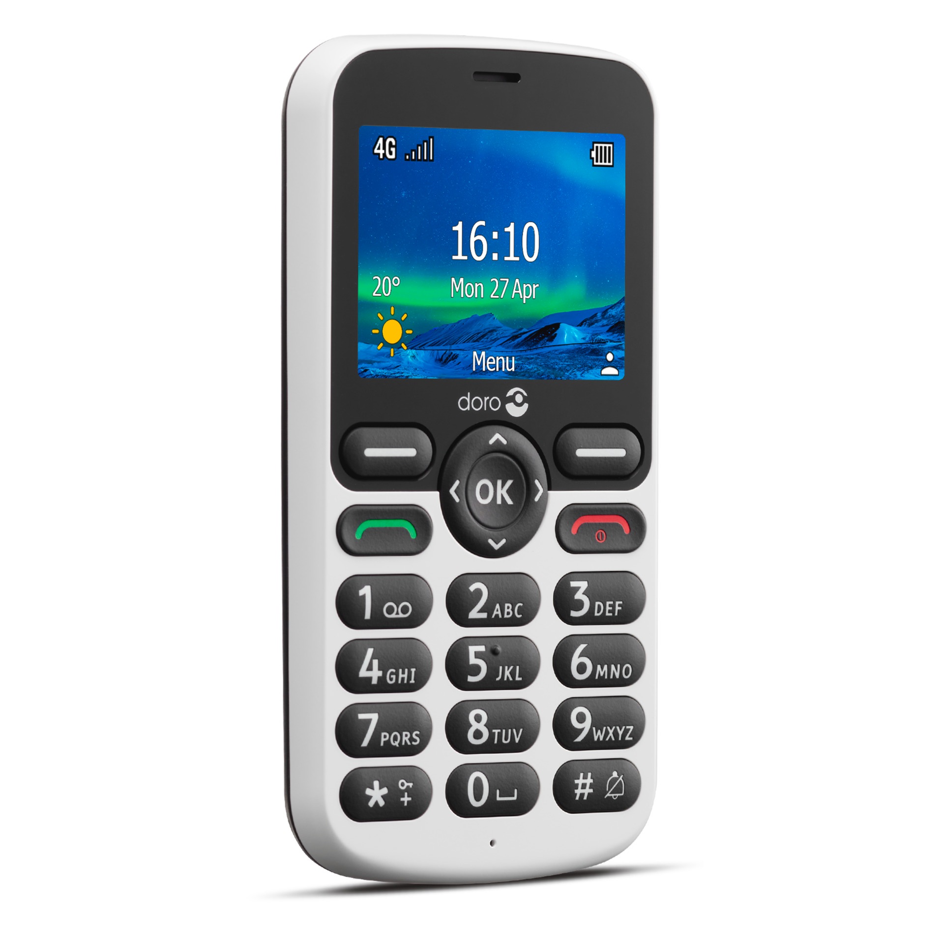 Doro Handy »5860«, Schwarz/Weiß