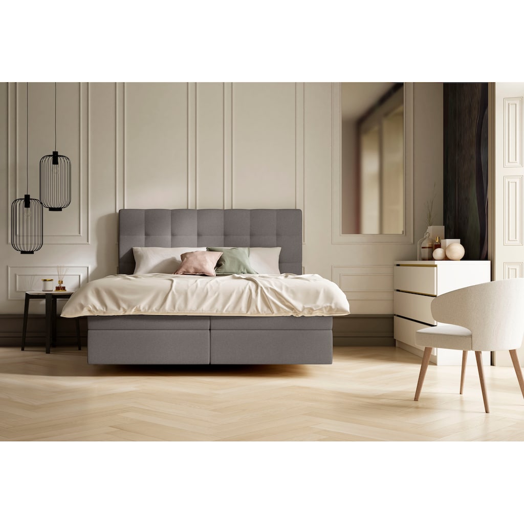 Schlaraffia Boxspringbett »Aida«, mit GELTEX® Next Topper und 7-Zonen-Tonnentaschen-Federkernmatratze