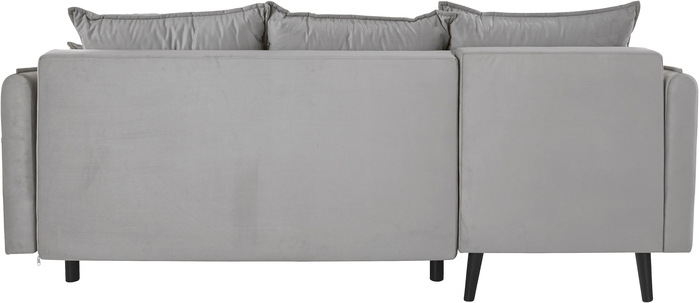 INOSIGN Ecksofa »Asra L-Form«, incl. Bettfunktion und Bettkasten, Seitentasche im Armteil, Federkern