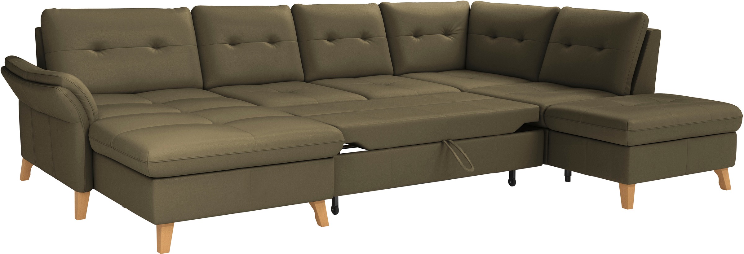 sit&more Wohnlandschaft »Göteborg«, inkl. Sitztiefenverstellung, wahlweise mit Bettfunktion & Bettkasten