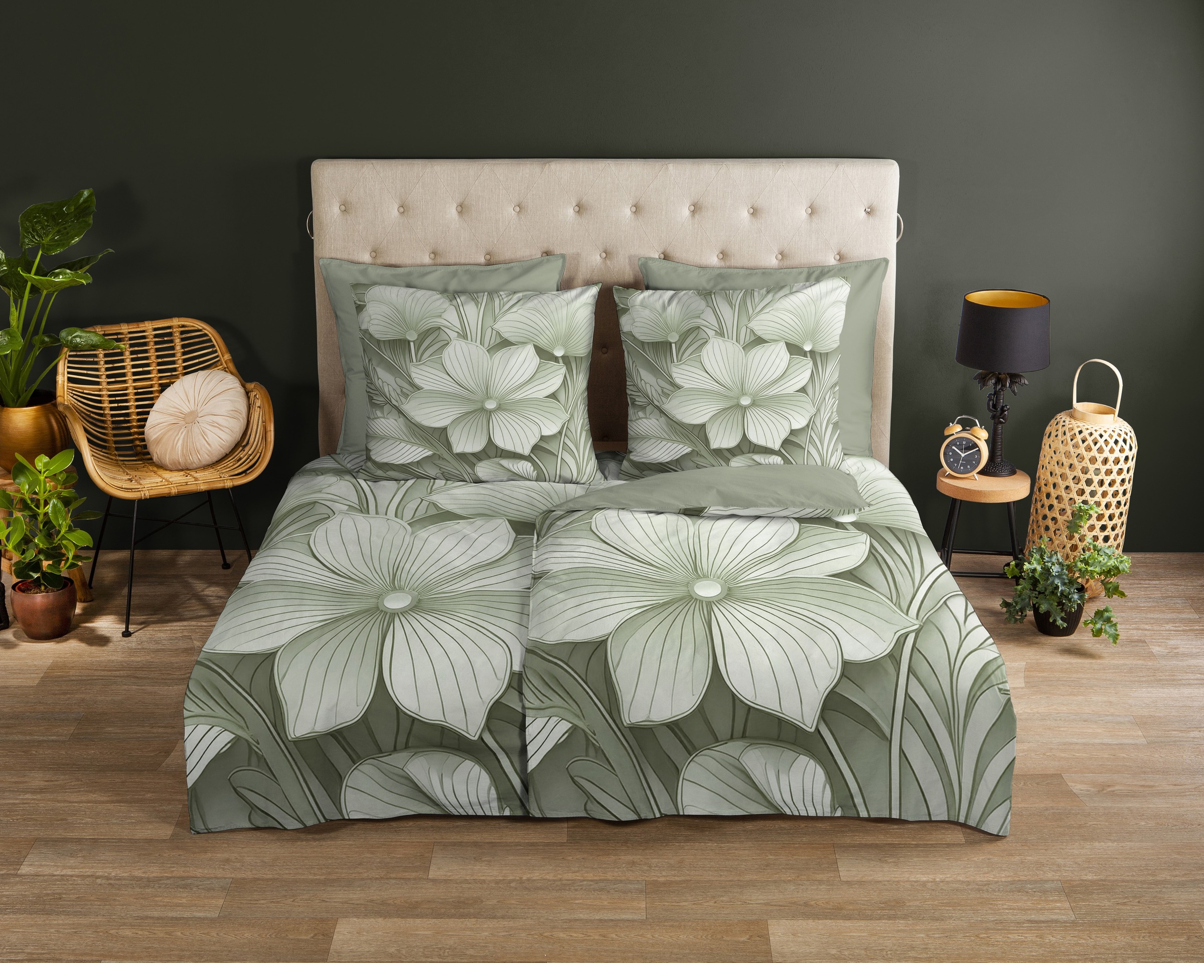 good morning Wendebettwäsche "Artdeco" 2 Stk. 100% Baumwolle, Renforcé, Rei günstig online kaufen