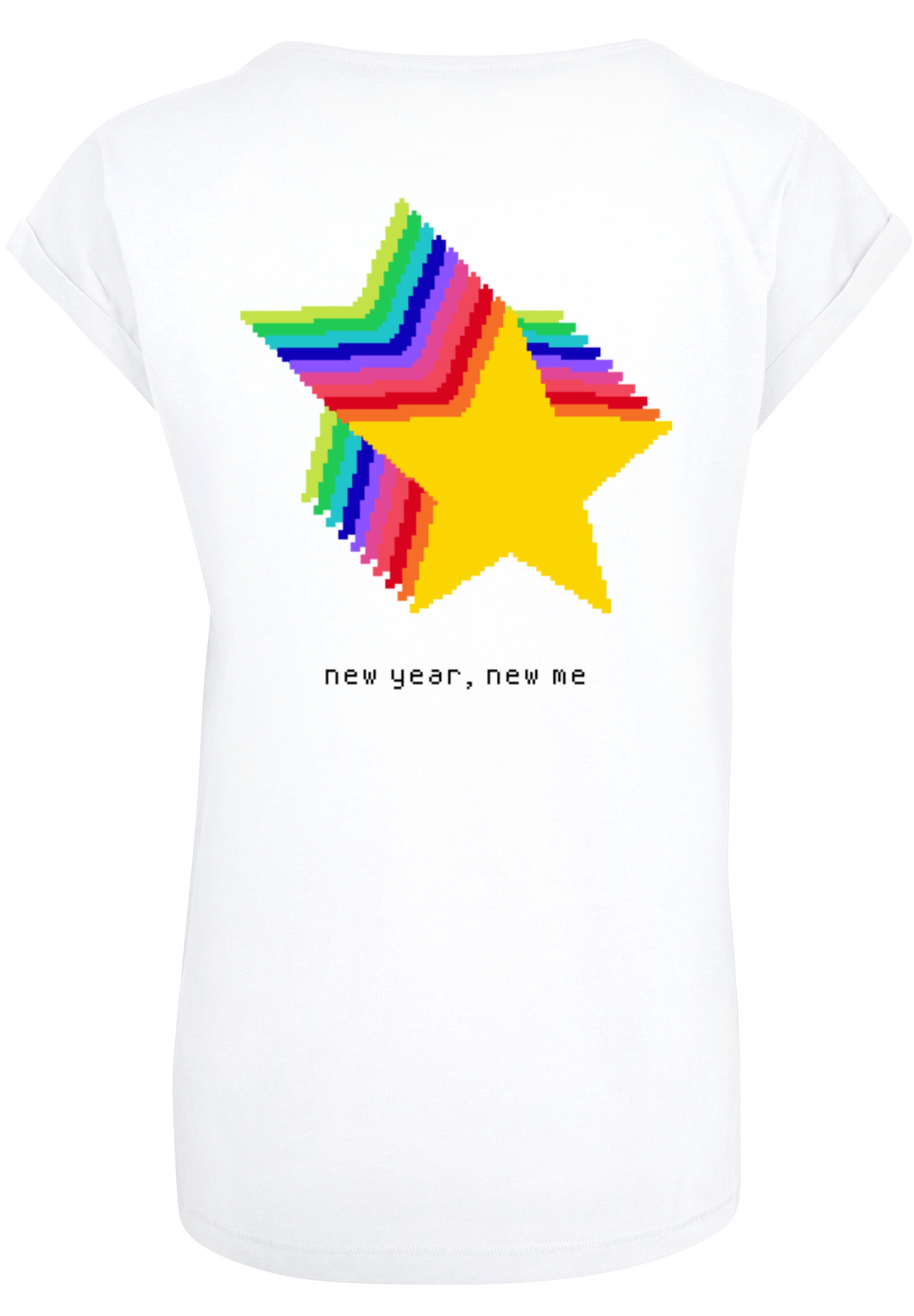 F4NT4STIC T-Shirt »SIlvester Party Happy People Only«, Print