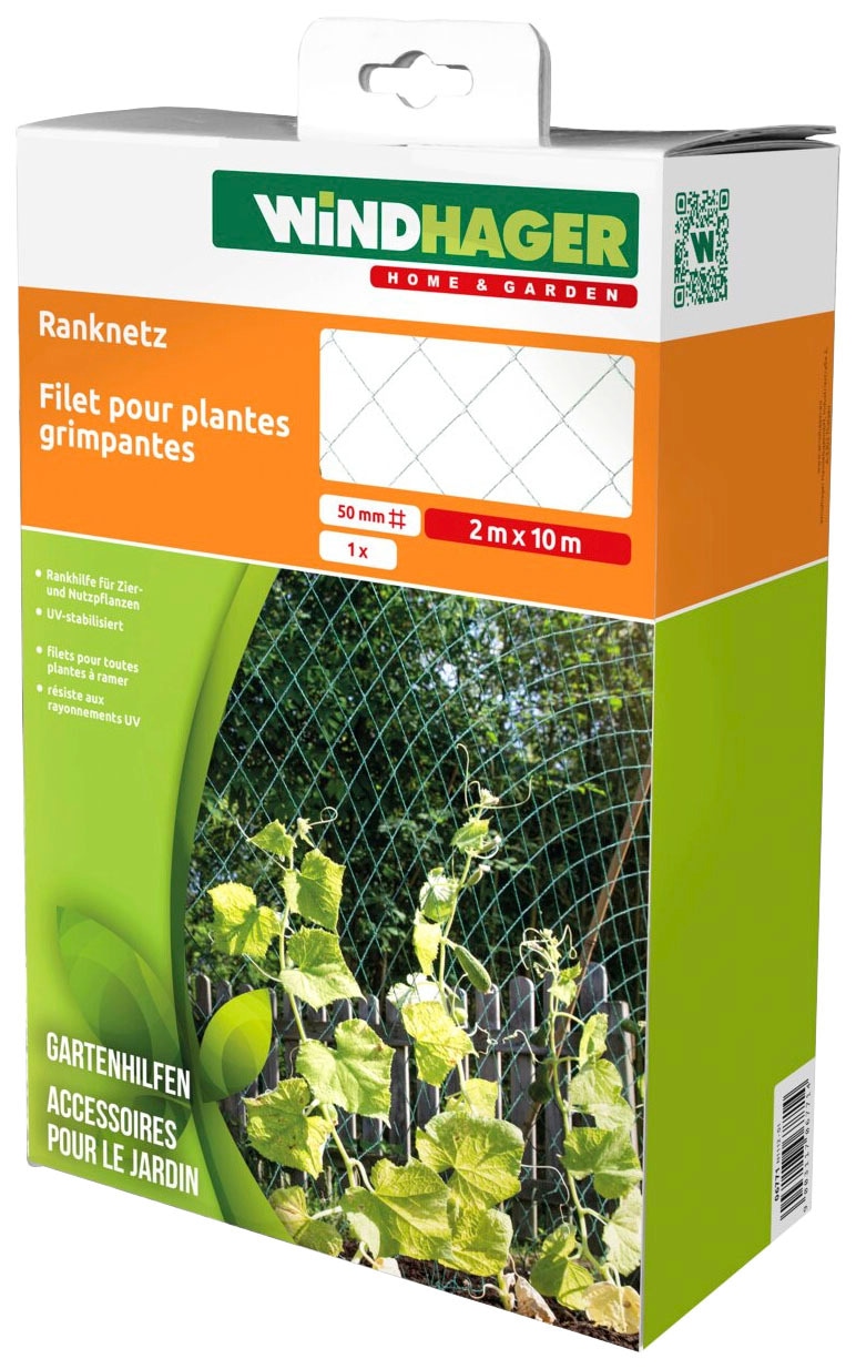 Windhager Rankhilfe, Ranknetz aus starken Monofilament-Kunststofffäden