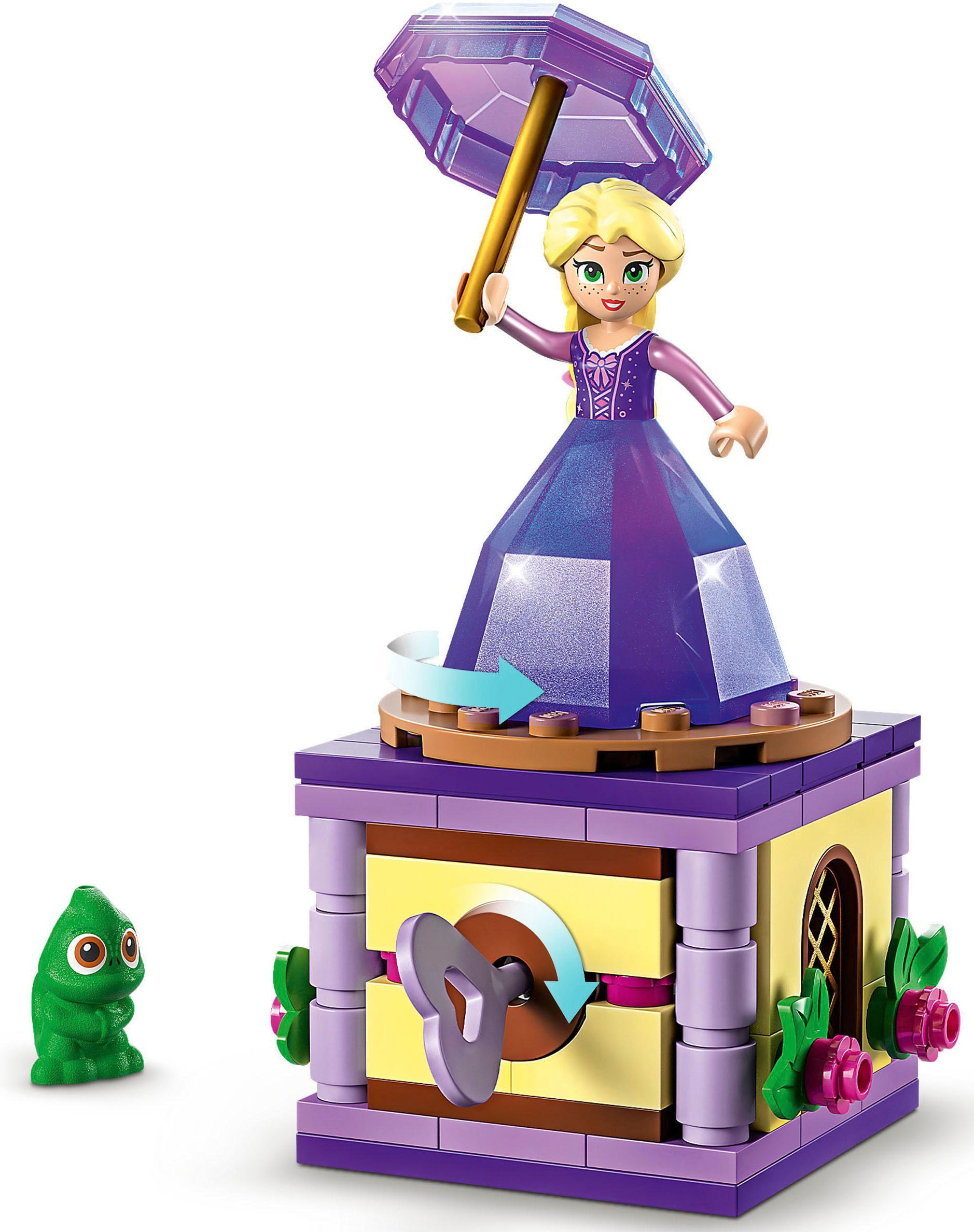 LEGO® Konstruktionsspielsteine »Rapunzel-Spieluhr (43214), LEGO® Disney«, (89 St.), Made in Europe