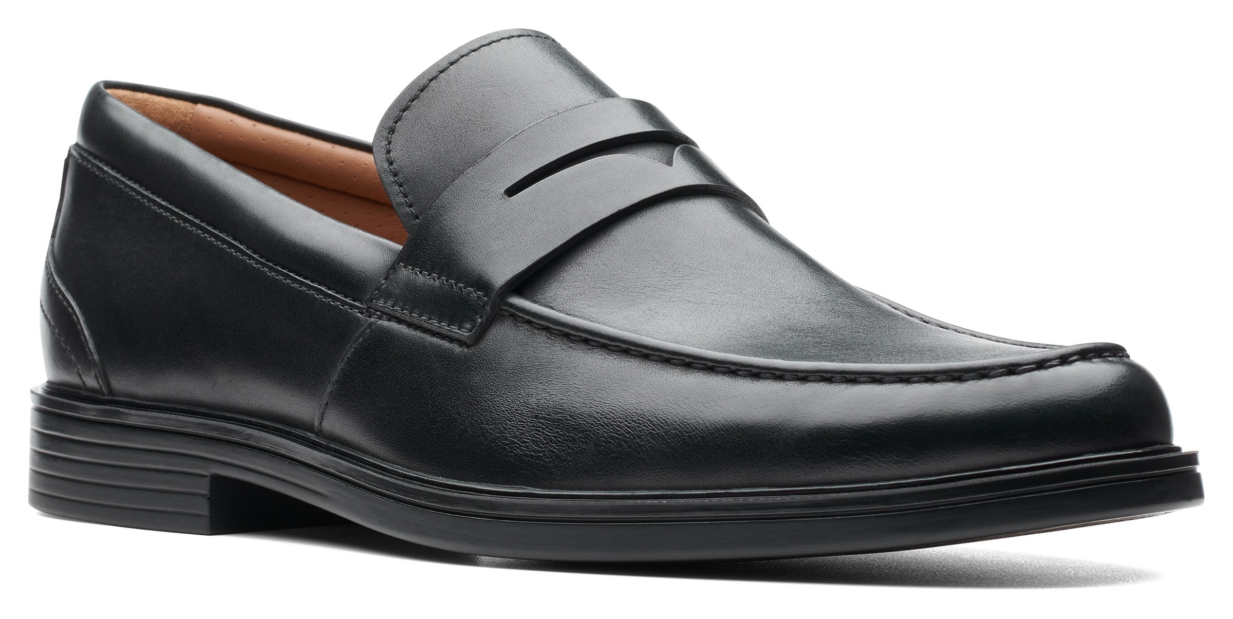clarks -  Slipper "Un Aldric Step", mit Stretcheinsätzen
