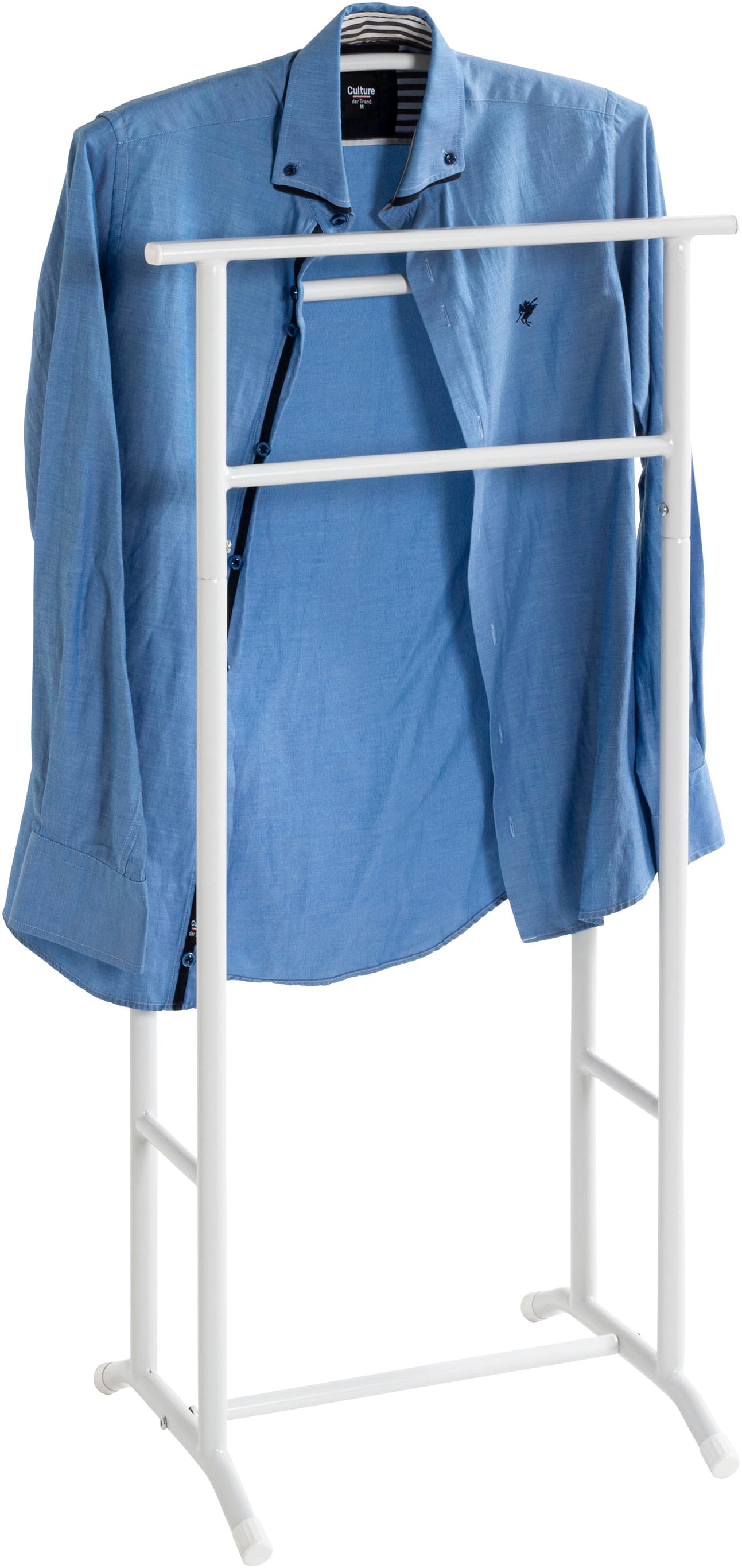 HAKU Herrendiener »Anzugständer, Dressboy, Kleiderboy, Kleiderbutler, Stiller Diener« Freiform - aus Metall -B/T/H 48/36/107 cm