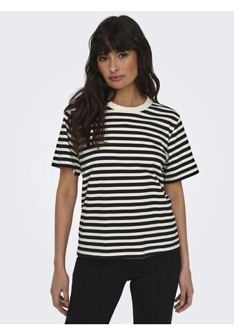 Kurzarmshirt »ONLLIVINA S/S STRIPE TEE JRS NOOS«